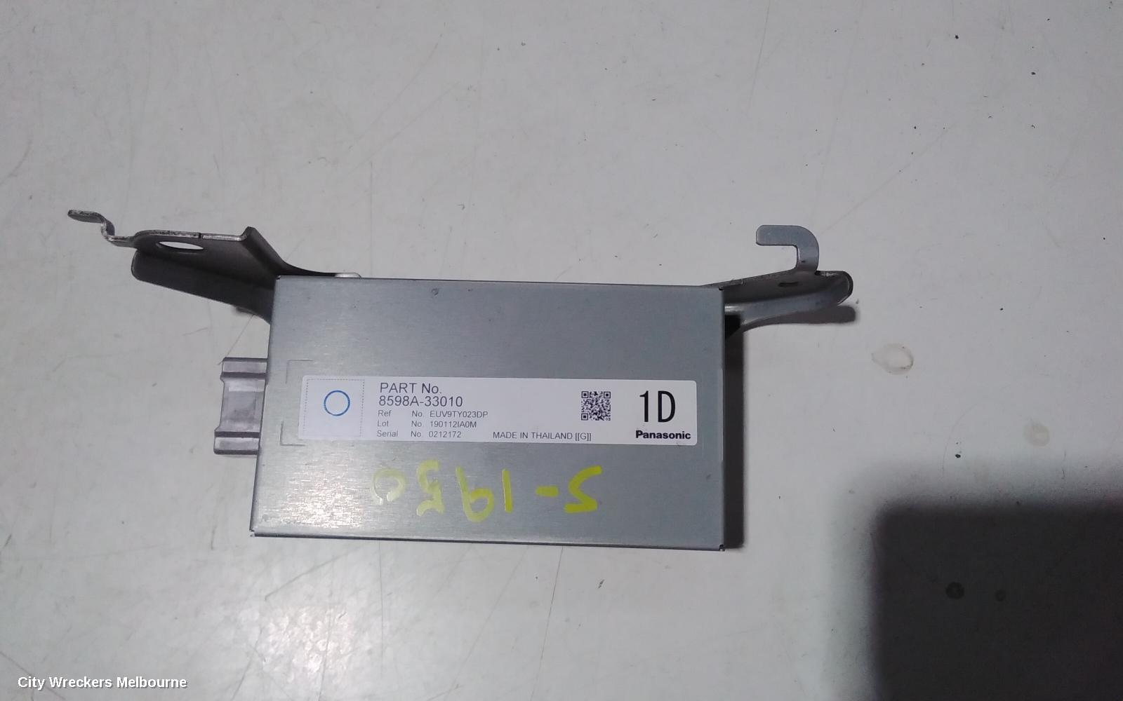 TOYOTA CAMRY, XV70, 09/2017 - 05/2024, 8598A-33010 BATTERY CONTROL: 101071