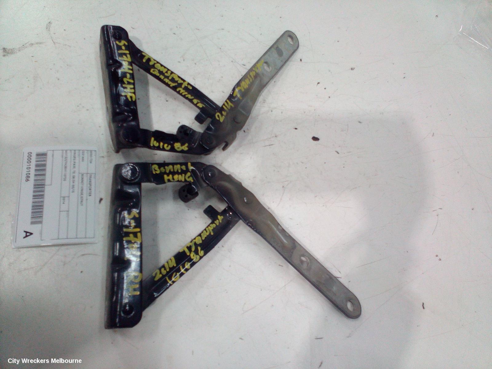 VOLKSWAGEN TRANSPORTER BONNET HINGE/STRUT, HINGES (PAIR), T5, 08/2004 - 06/2015