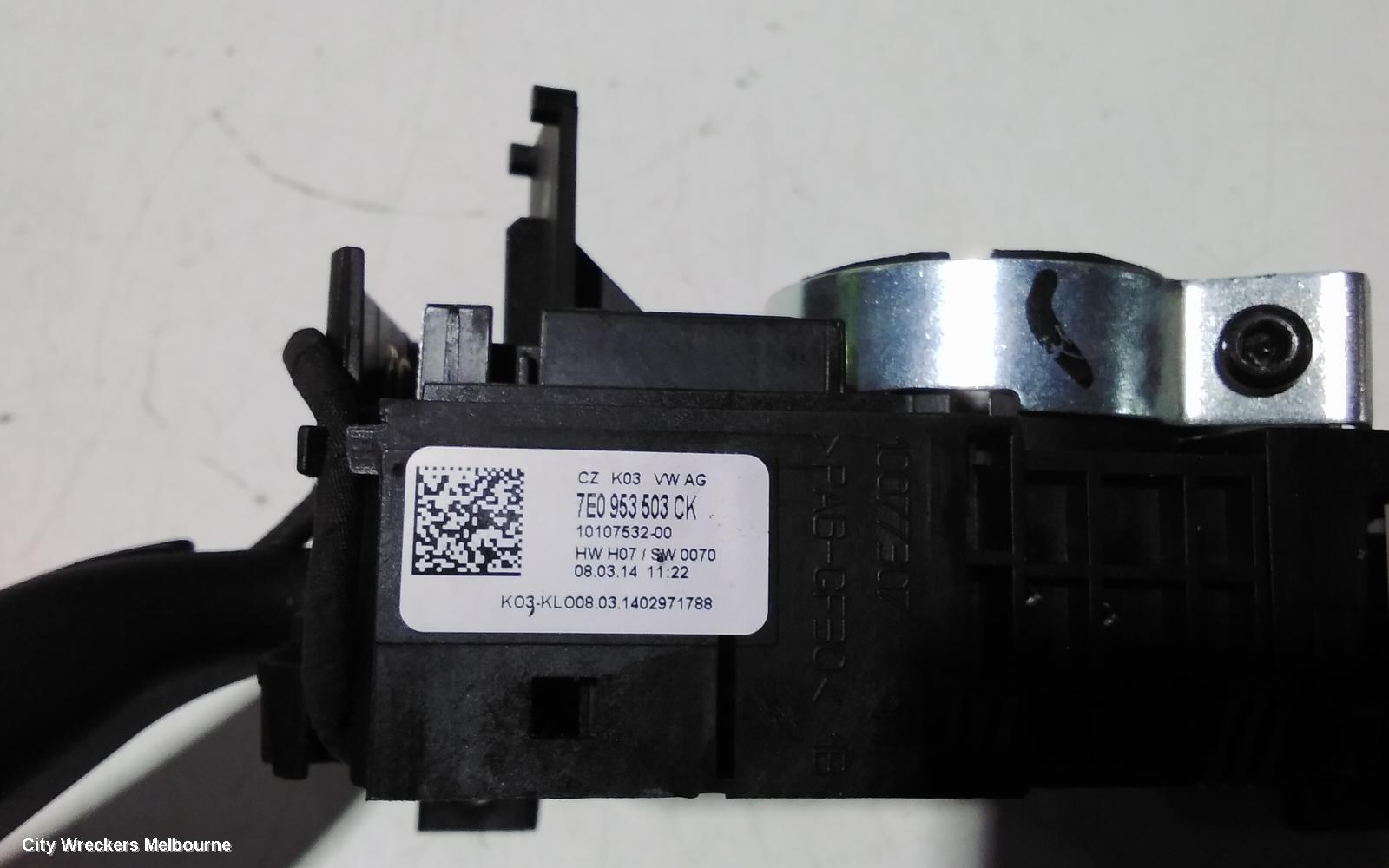 VOLKSWAGEN TRANSPORTER COMBINATION SWITCH, COMBINATION SWITCH ASSY, T5, W/ CRUISE CONTROL TYPE, 03/2010 - 06/2015