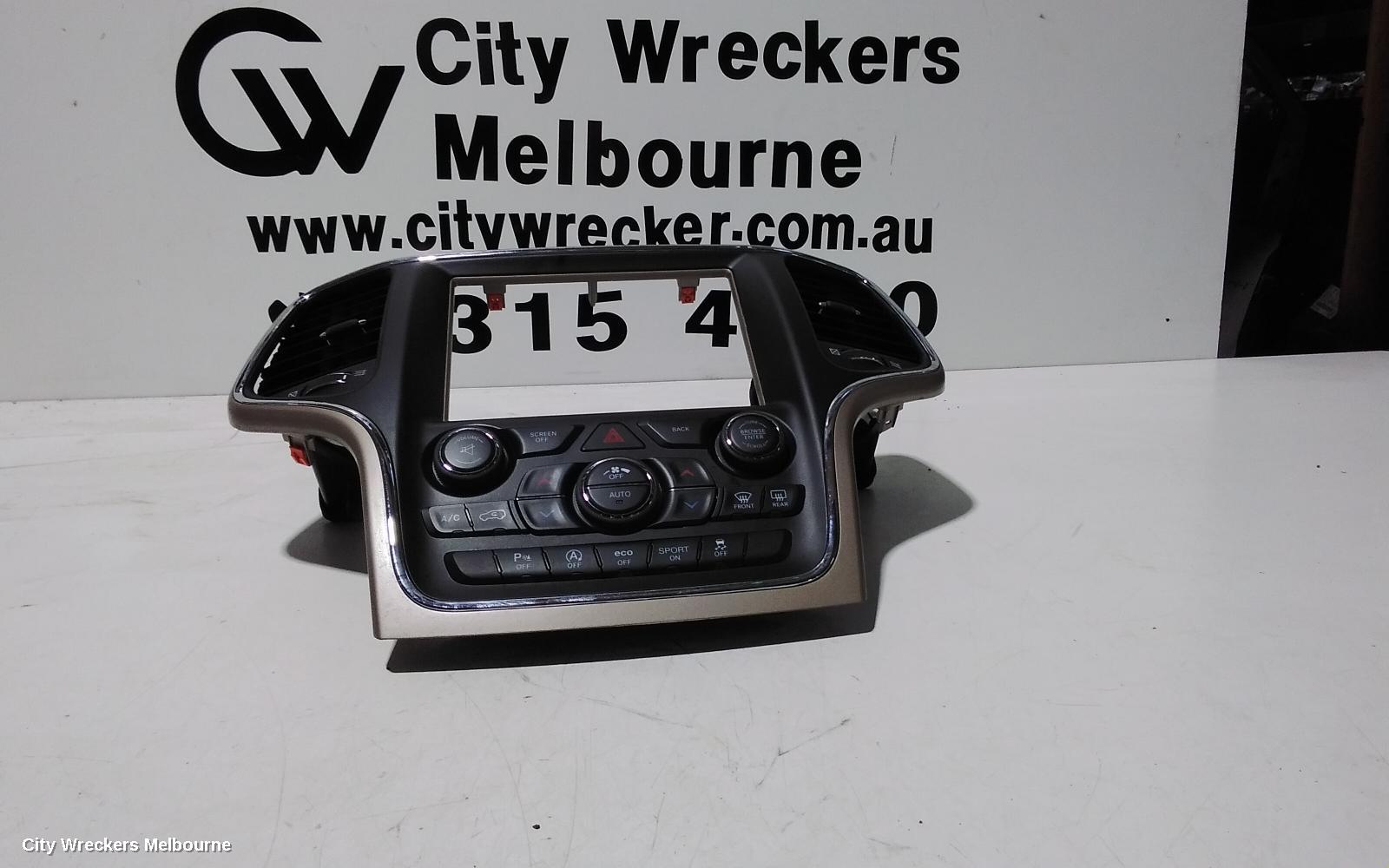 JEEP GRANDCHEROKEE HEATER/AC CONTROLS, HEATING/COOLING/STEREO CENTRE CONTROL UNIT***USE STEREO/HEAD UNIT*** 04/2013 - 02/2022