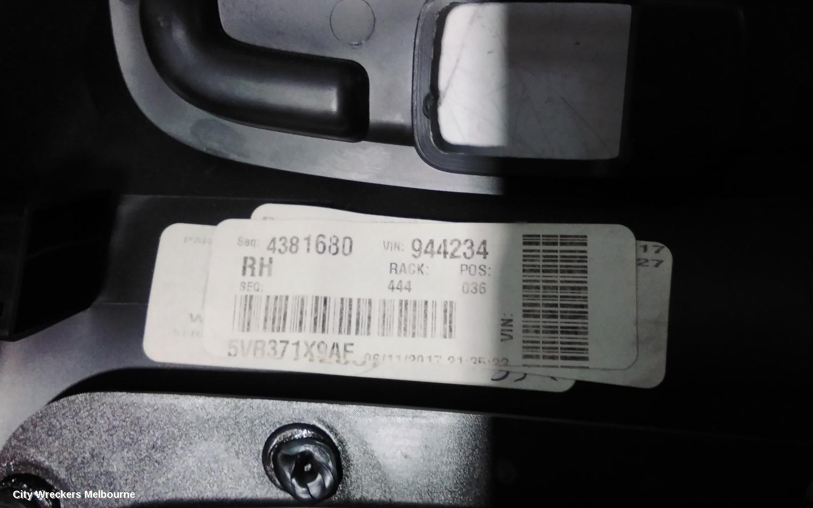 JEEP GRANDCHEROKEE GEAR STICK/SHIFTER, AUTO T/M, 8 SPEED, WK, 04/2013 - 02/2022