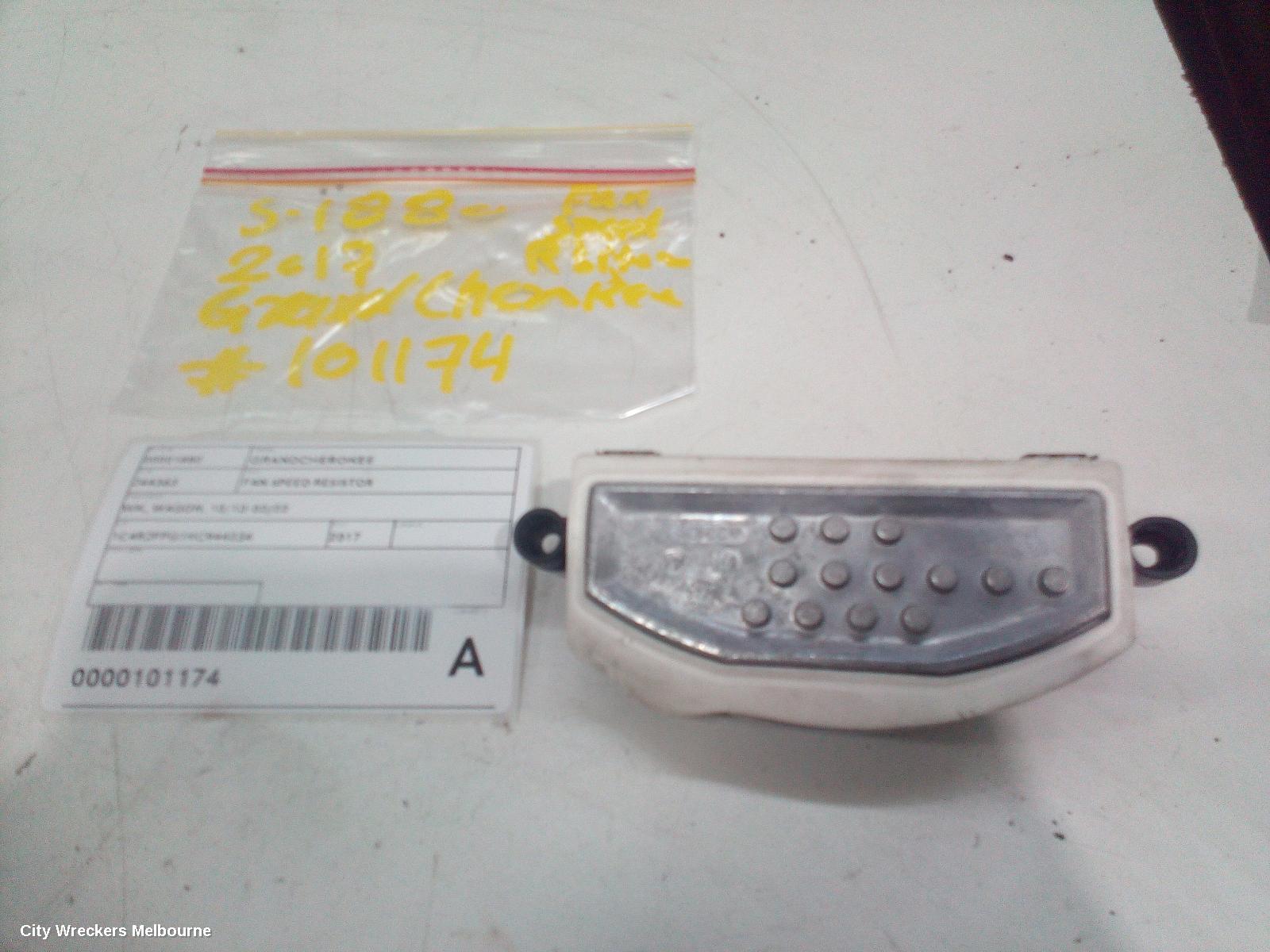 JEEP GRANDCHEROKEE FAN SPEED RESISTOR, WK, WAGON, 10/2010 - 02/2022