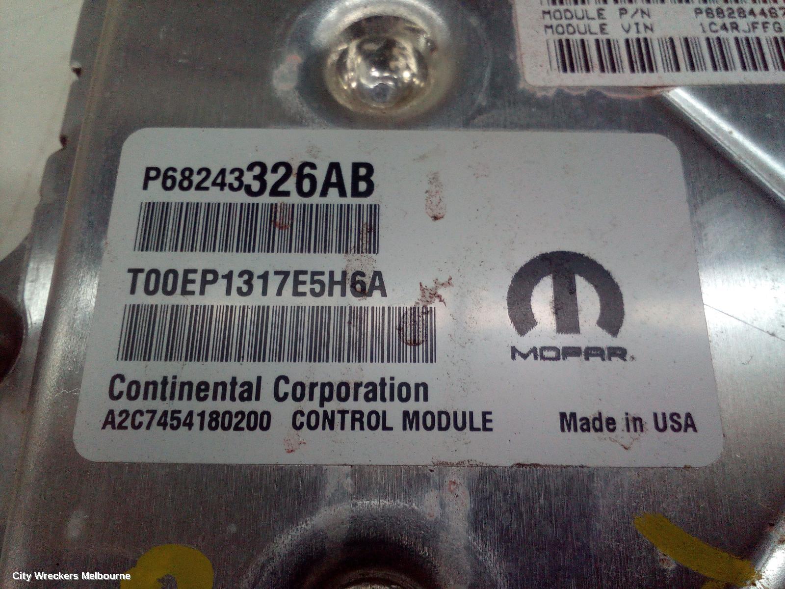 JEEP GRANDCHEROKEE ECU, ENGINE ECU, 3.6, PETROL, ECU ONLY, WK, 10/2010 - 02/2022