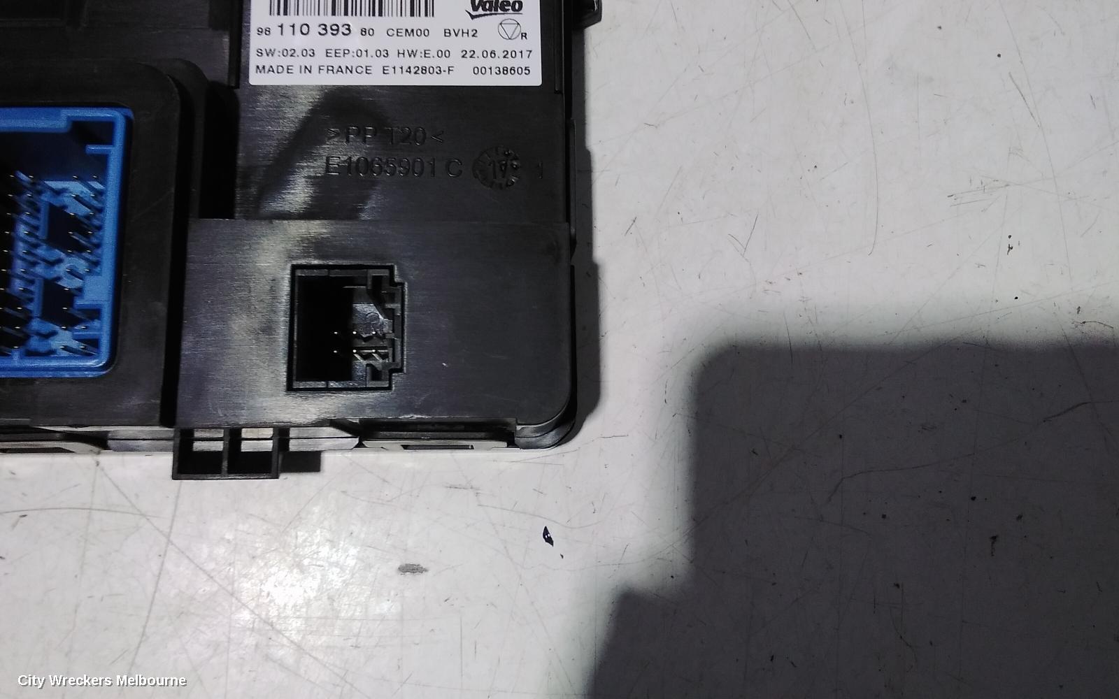 PEUGEOT 308, T9, 10/2014 - 05/2021, CLIMATE CONTROL MODULE – VALEO – 98110393: 101195