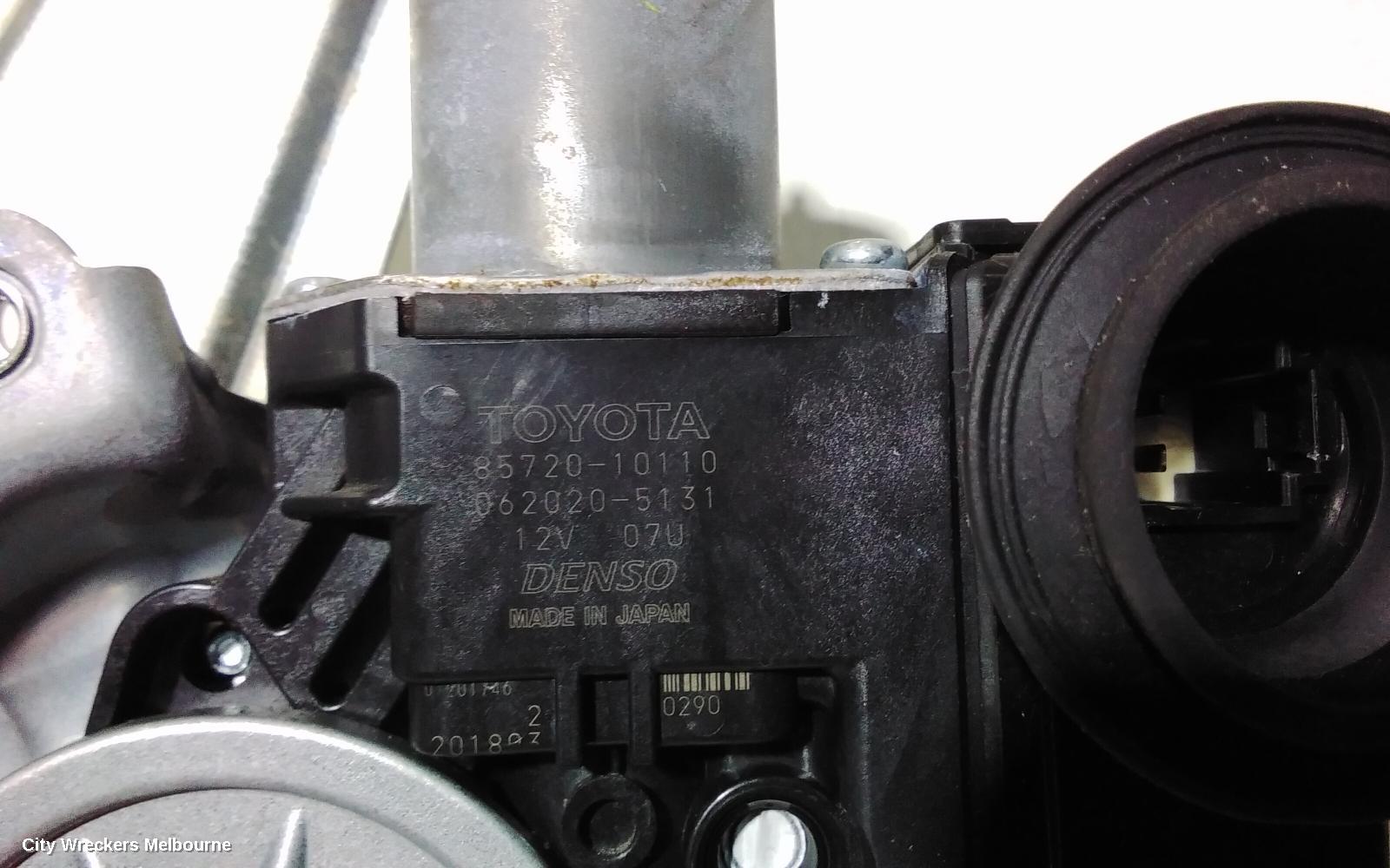 TOYOTA C-HR RIGHT REAR WND REG/MOTOR, DOOR REG ASSY (REG AND MOTOR), GEN 1, 12/2016 ONWARDS