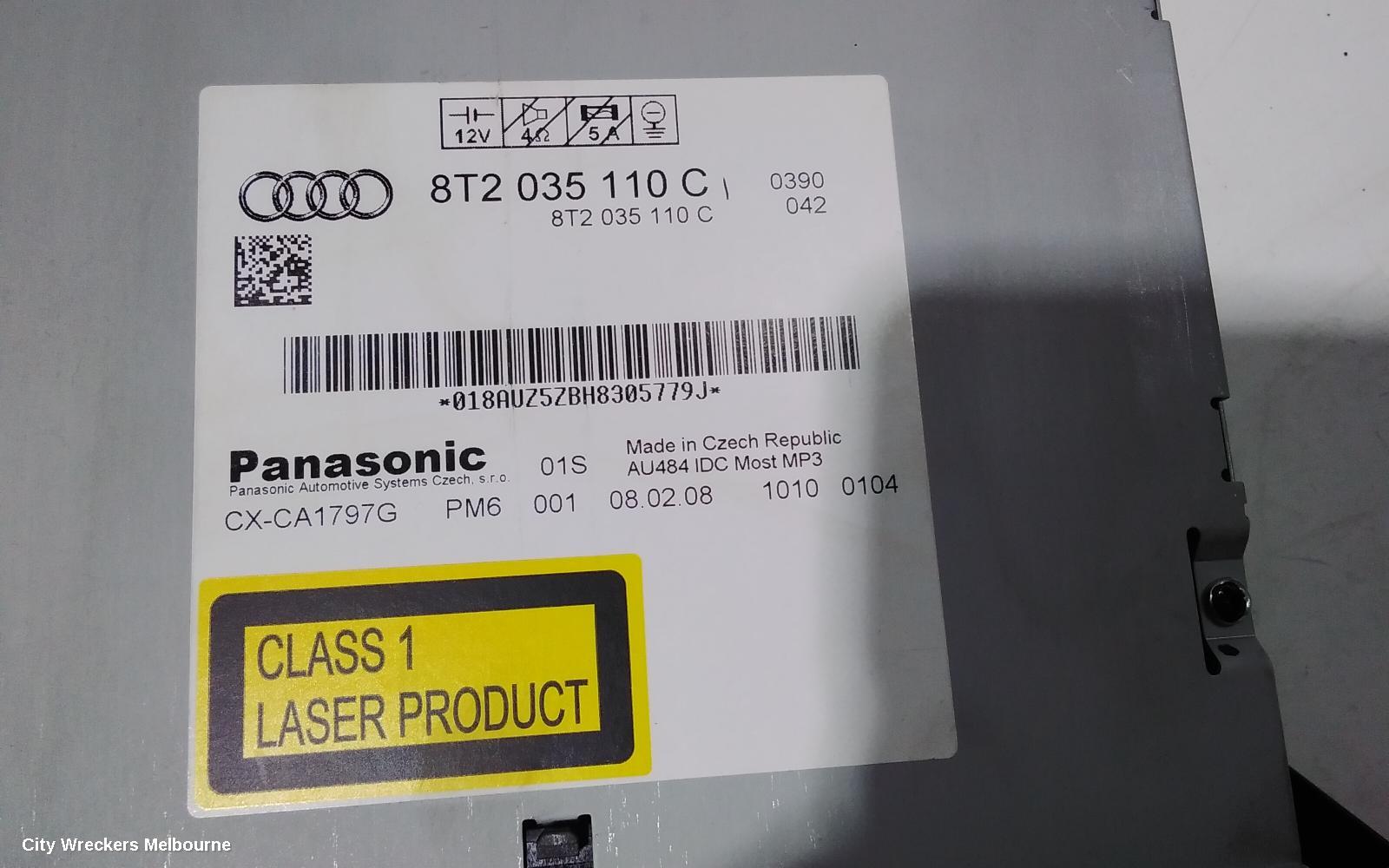 AUDI A4 RADIO/CD/DVD/SAT/TV, DISPLAY/HEAD UNIT, AUDI NAVIGATION PLUS, B7, 08/2004 - 07/2009