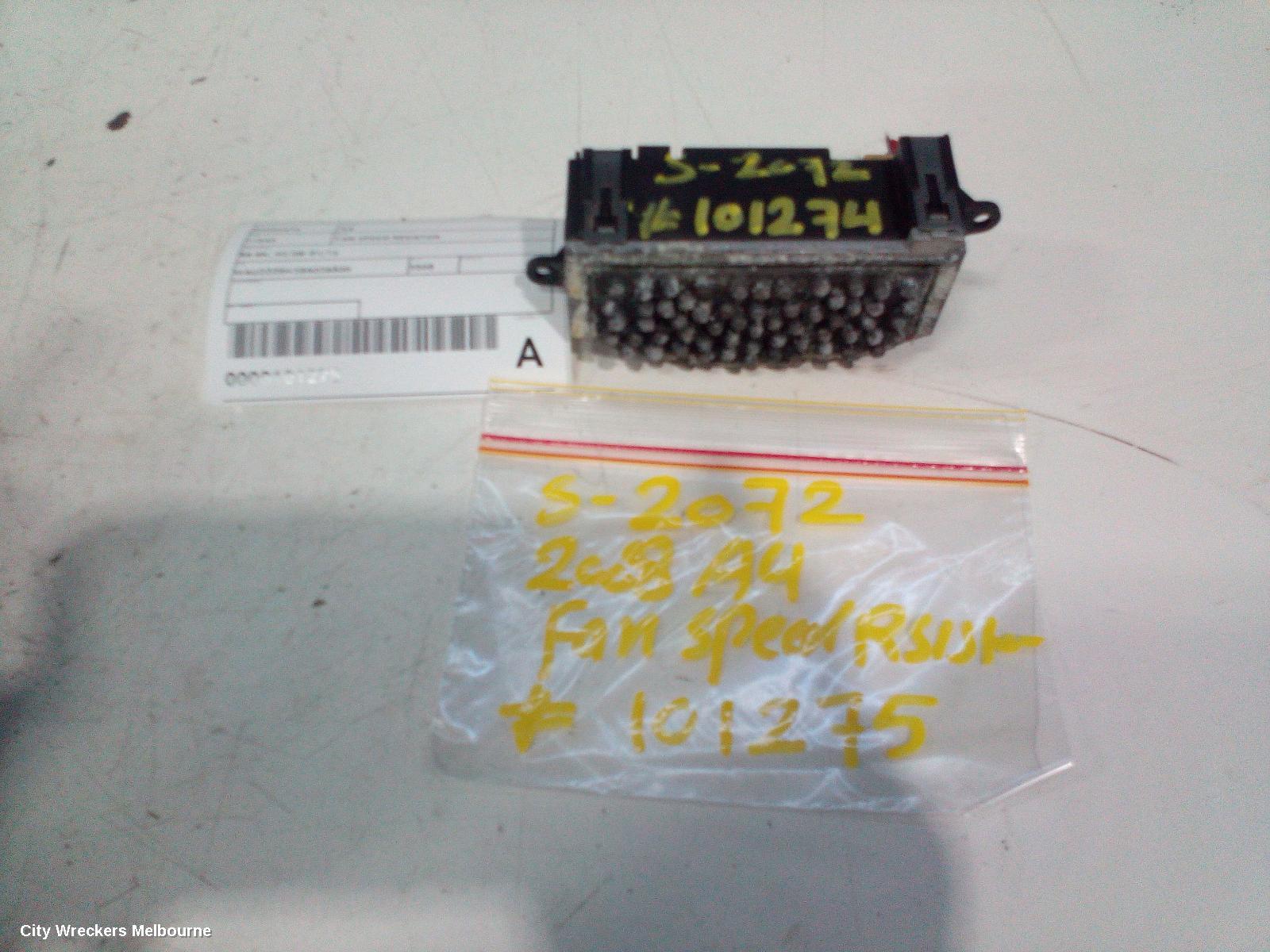 AUDI A4 FAN SPEED RESISTOR, B8 8K, 02/2008 - 01/2016