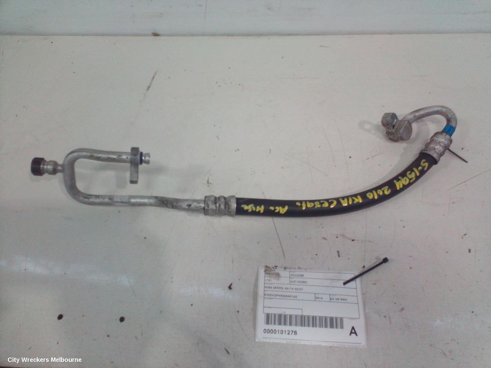 TOYOTA KLUGER A/C HOSES, XU50 SERIES, 03/2014 - 02/2021