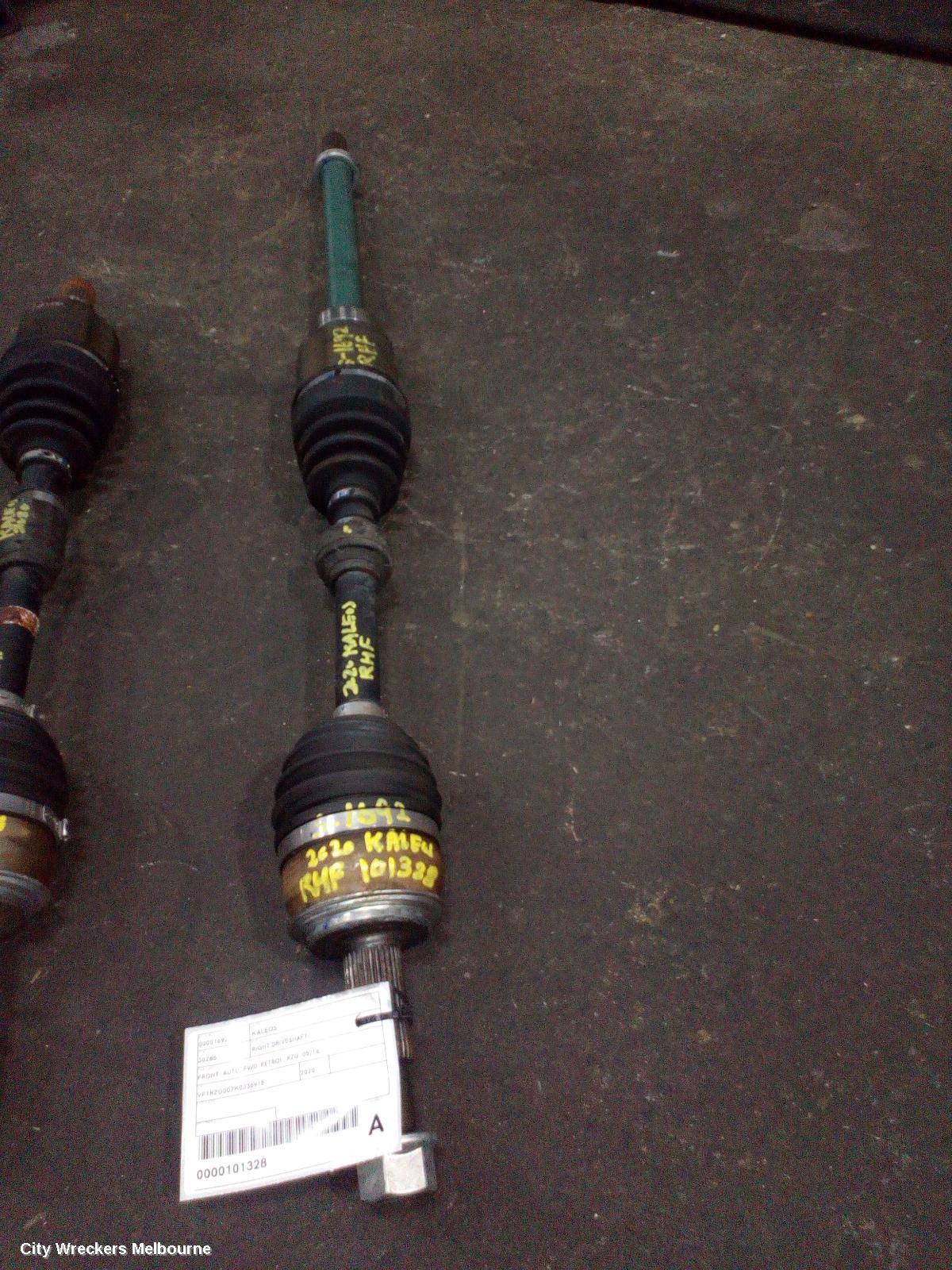 RENAULT KALEOS RIGHT DRIVESHAFT, FRONT, AUTO, FWD, PETROL, XZG, 05/2016 ONWARDS