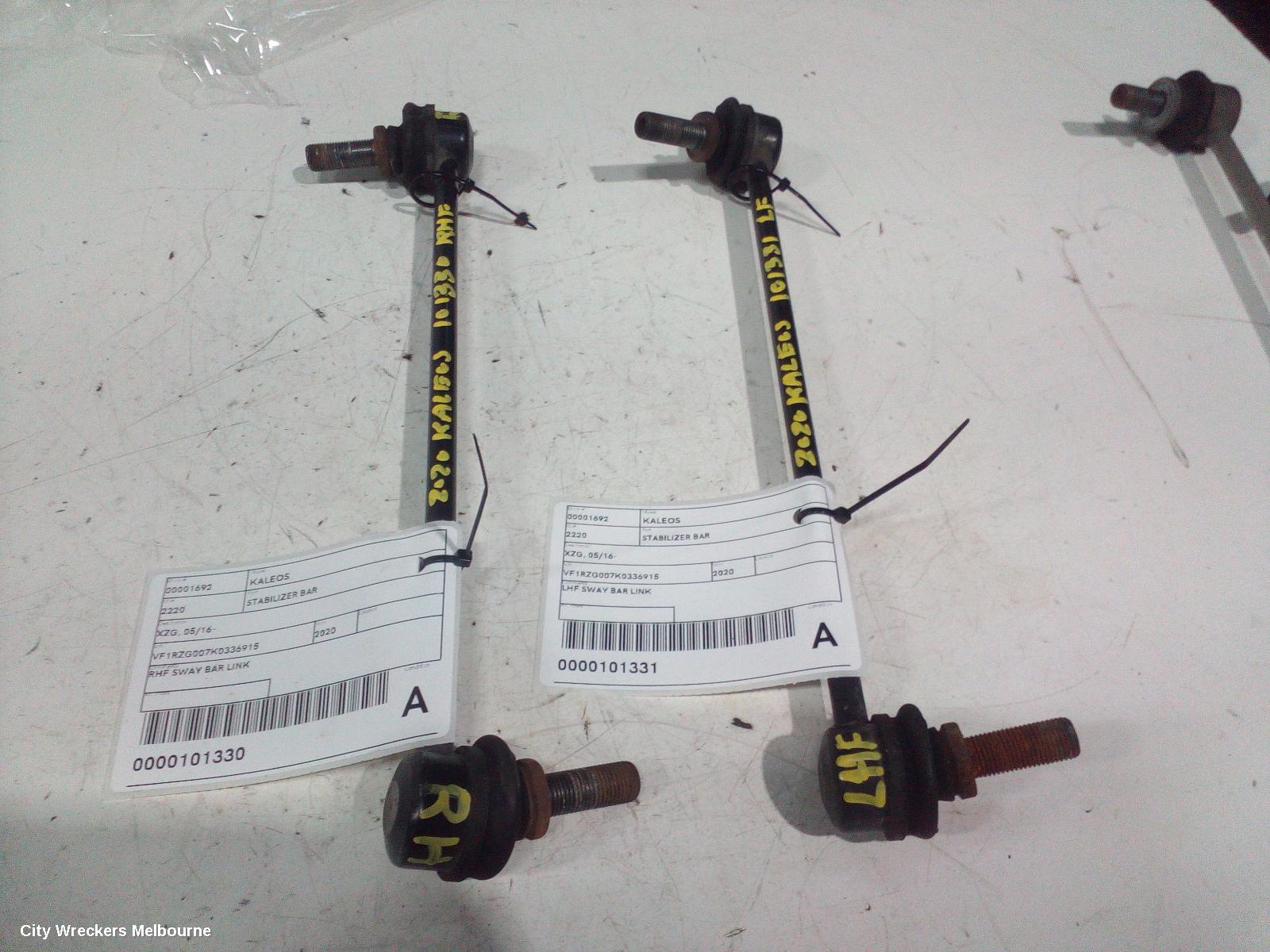 RENAULT KALEOS STABILISER BAR, XZG, 05/2016 ONWARDS