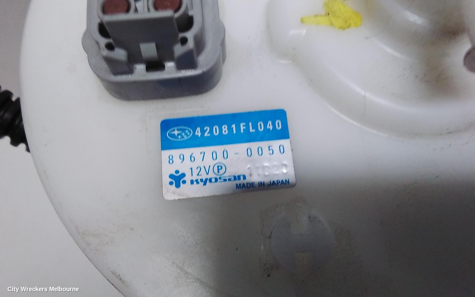 SUBARU FORESTER FUEL PUMP, PETROL, 2.5, FB25, SK, 08/2018 ONWARDS