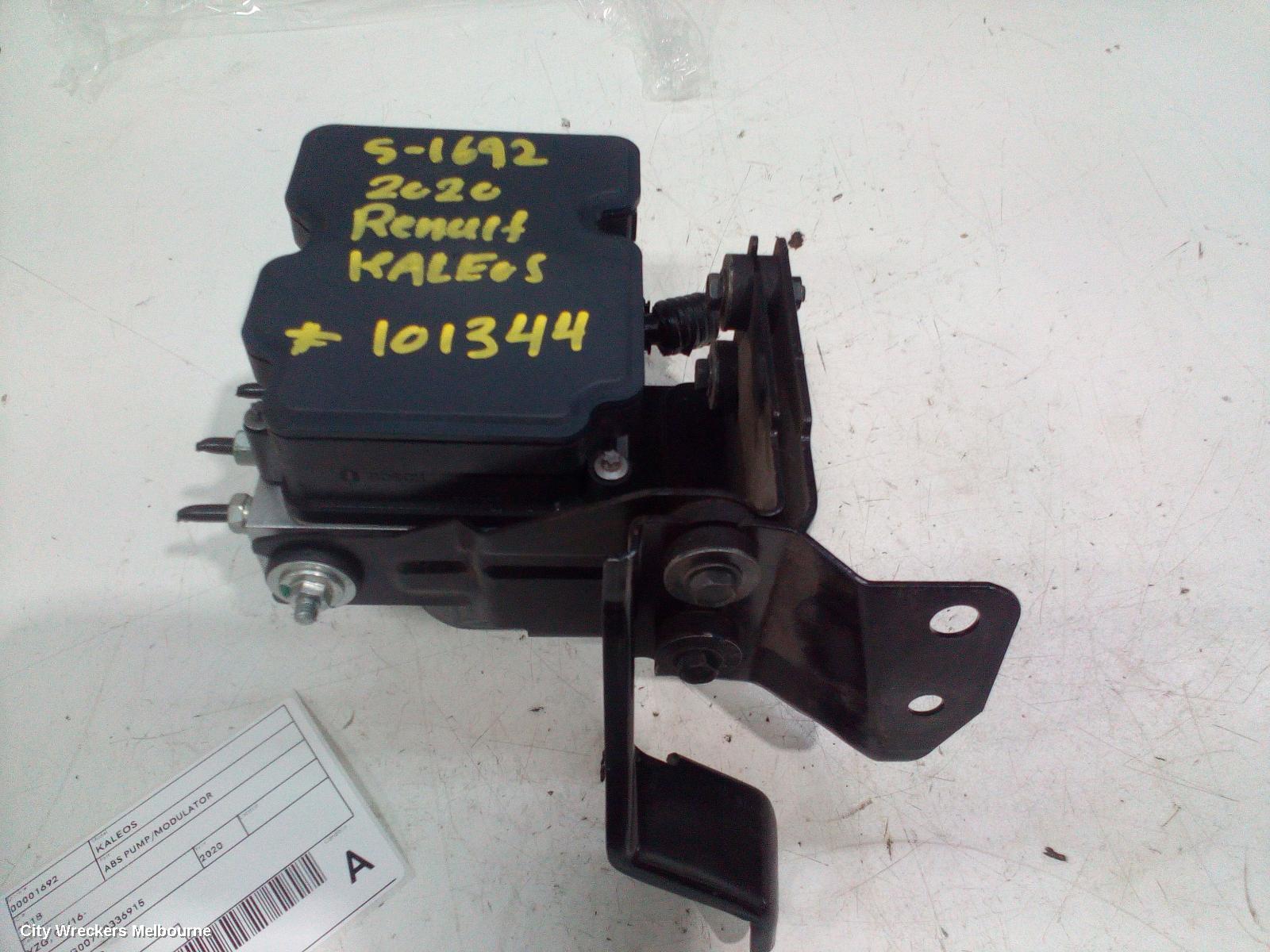 RENAULT KALEOS ABS PUMP/MODULATOR, XZG, 05/2016 ONWARDS