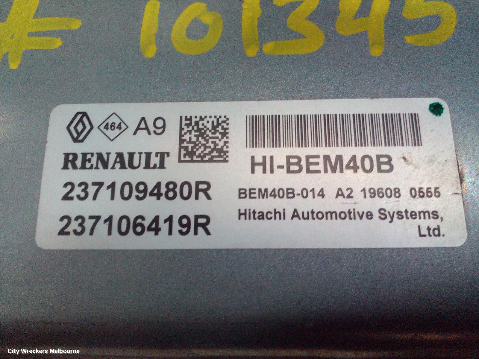 RENAULT KALEOS ECU, ENGINE ECU, 2.5, PETROL, ECU ONLY, XZG, 05/2016 ONWARDS