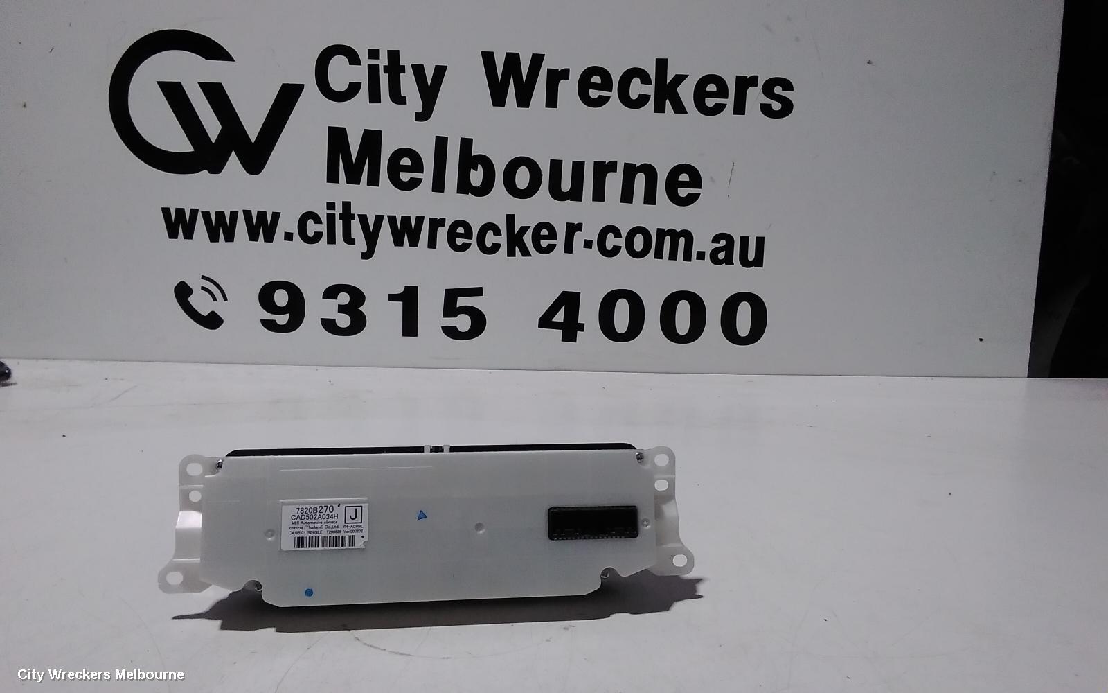 MITSUBISHI TRITON HEATER/AC CONTROLS, MQ-MR, CLIMATE CONTROL DUAL ZONE TYPE, 03/2015 ONWARDS