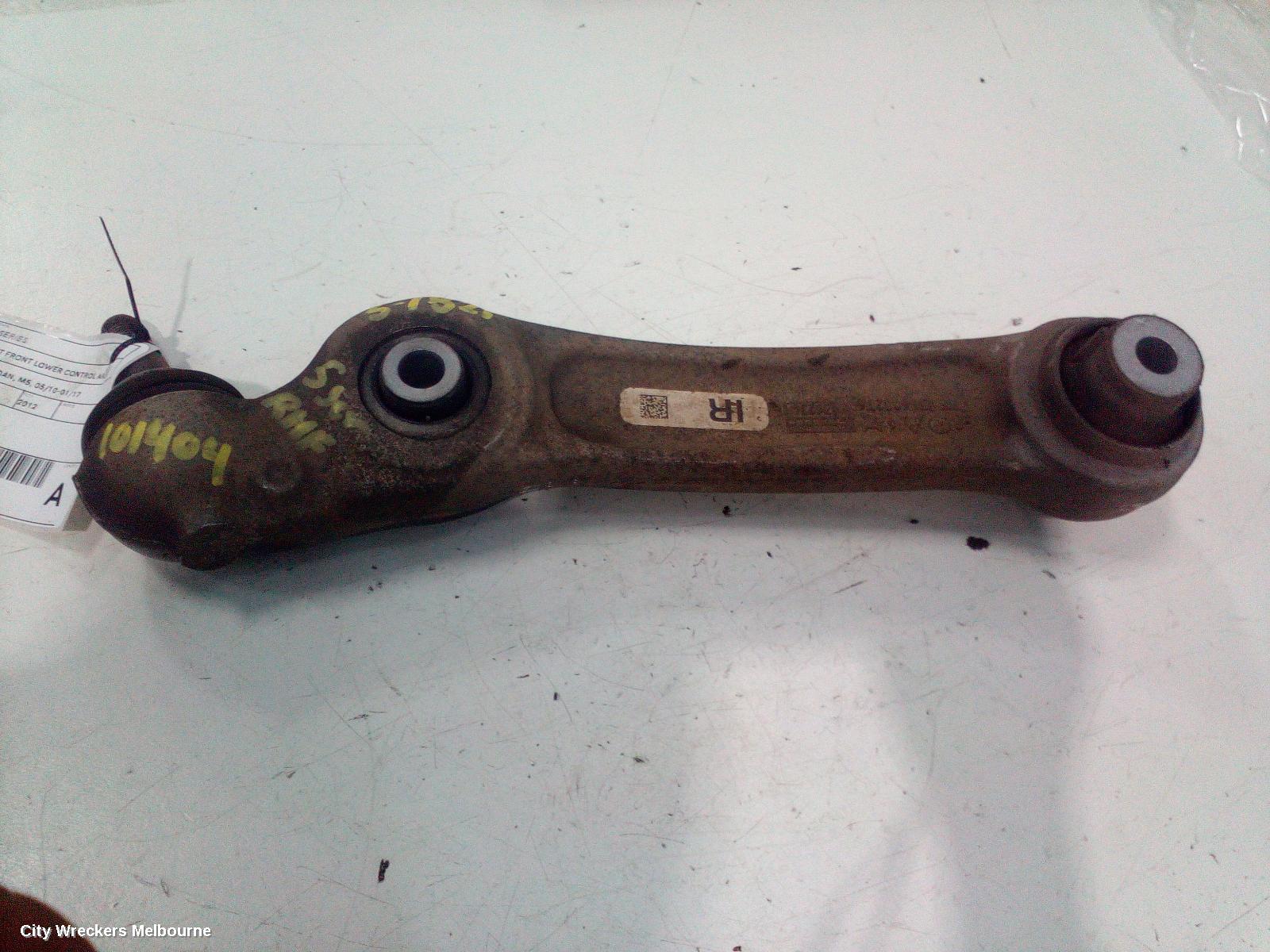 BMW 5 SERIES RIGHT FRONT LOWER CONTROL ARM, REAR (STRAIGHT), F10, SEDAN, M5, 05/2010 - 01/2017