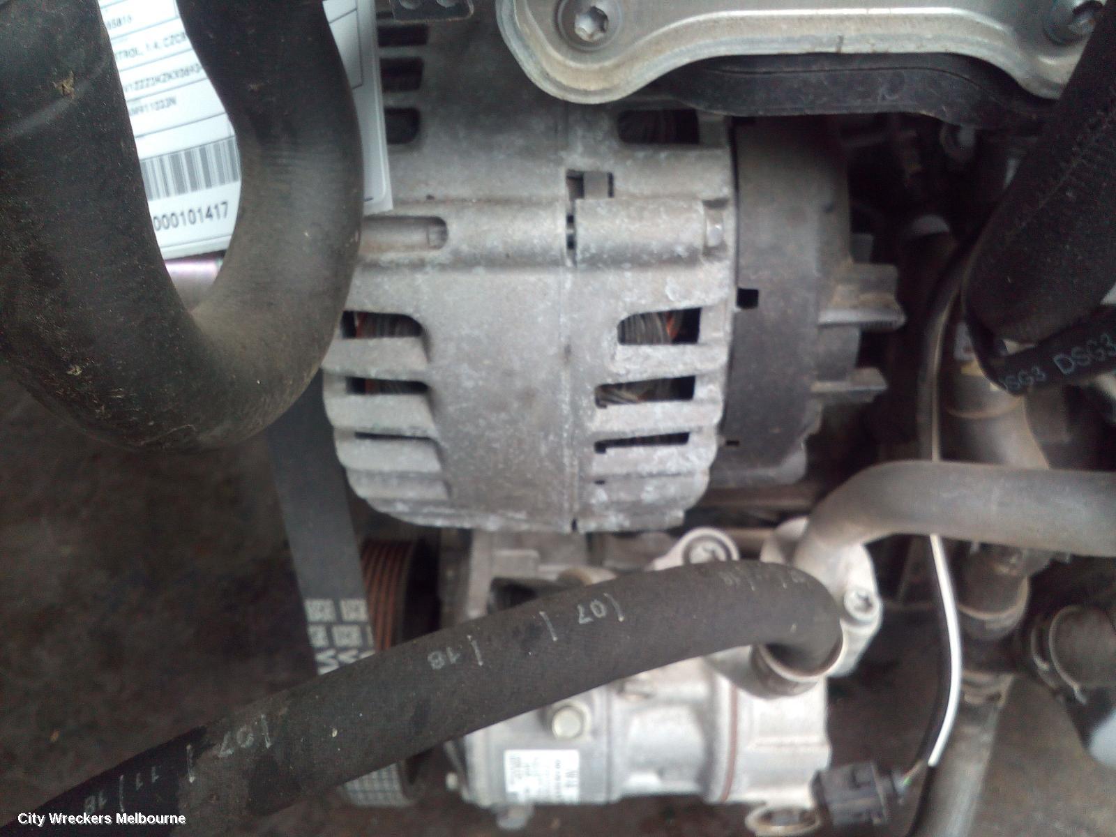VOLKSWAGEN CADDY ALTERNATOR, PETROL, 1.2/1.4, VALEO 140AMP, 2KN, 07/2015 - 02/2021