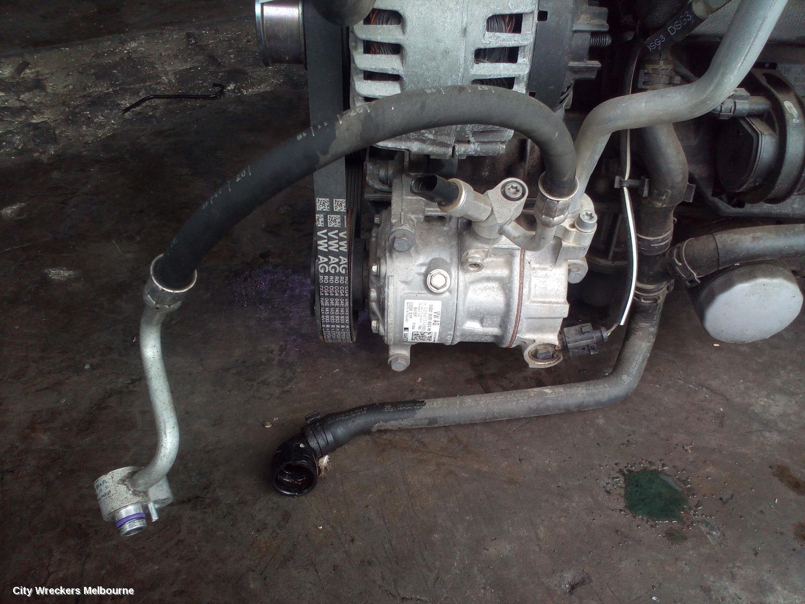 VOLKSWAGEN CADDY A/C COMPRESSOR, 2KN, PETROL/DIESEL, SANDEN, 07/2015 - 02/2021
