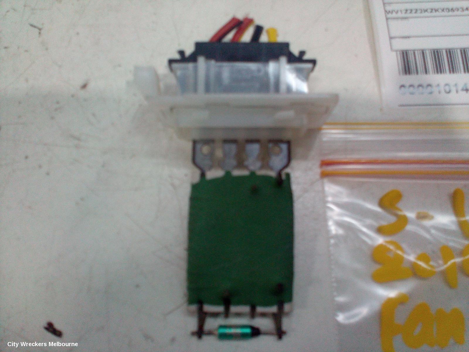 VOLKSWAGEN CADDY FAN SPEED RESISTOR, 2KN, 12/2015 - 02/2021