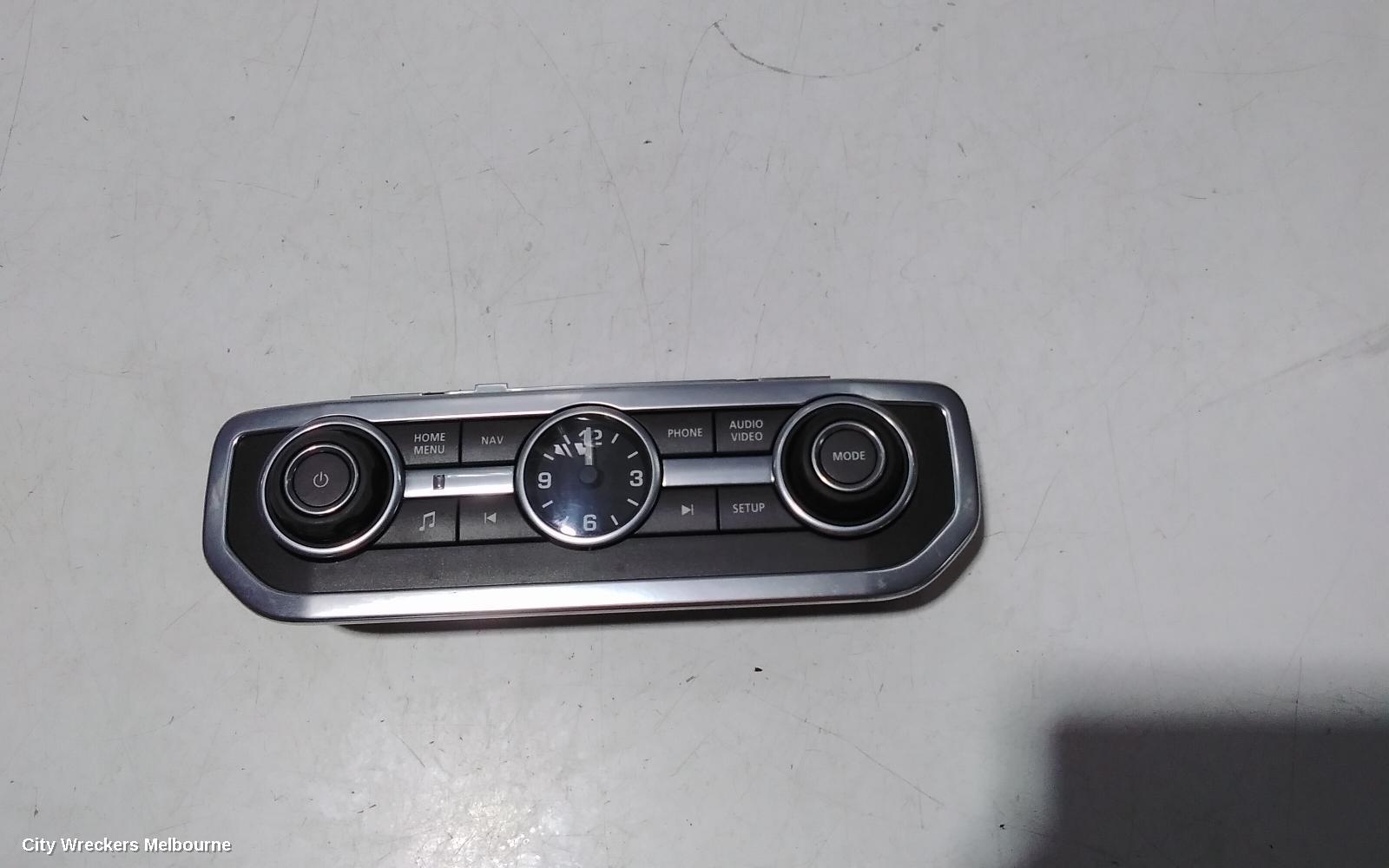 LAND ROVER DISCOVERY RADIO/CD/DVD/SAT/TV, HEAD UNIT/DRIVE, ANALOGUE AUDIO, MID AUDIO, W/ SAT NAV, 4, 10/2009 - 12/2016