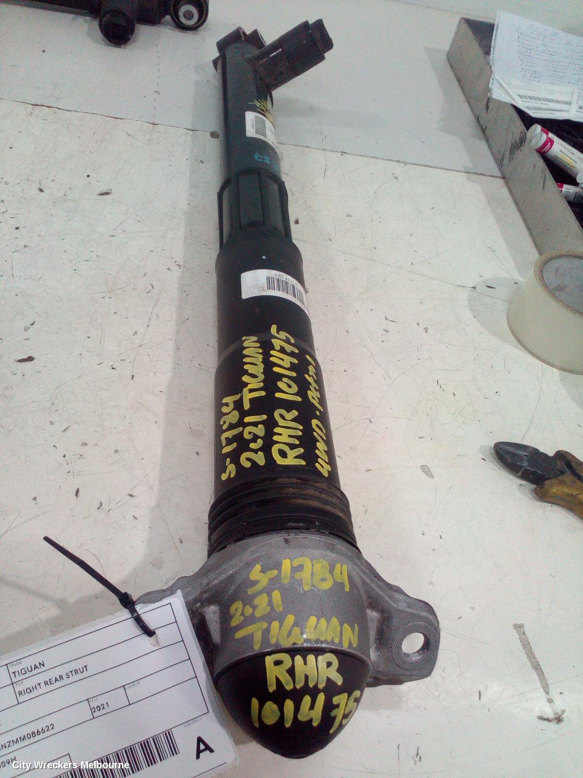 VOLKSWAGEN TIGUAN RIGHT REAR STRUT, 5NA, 06/2016 - 02/2024