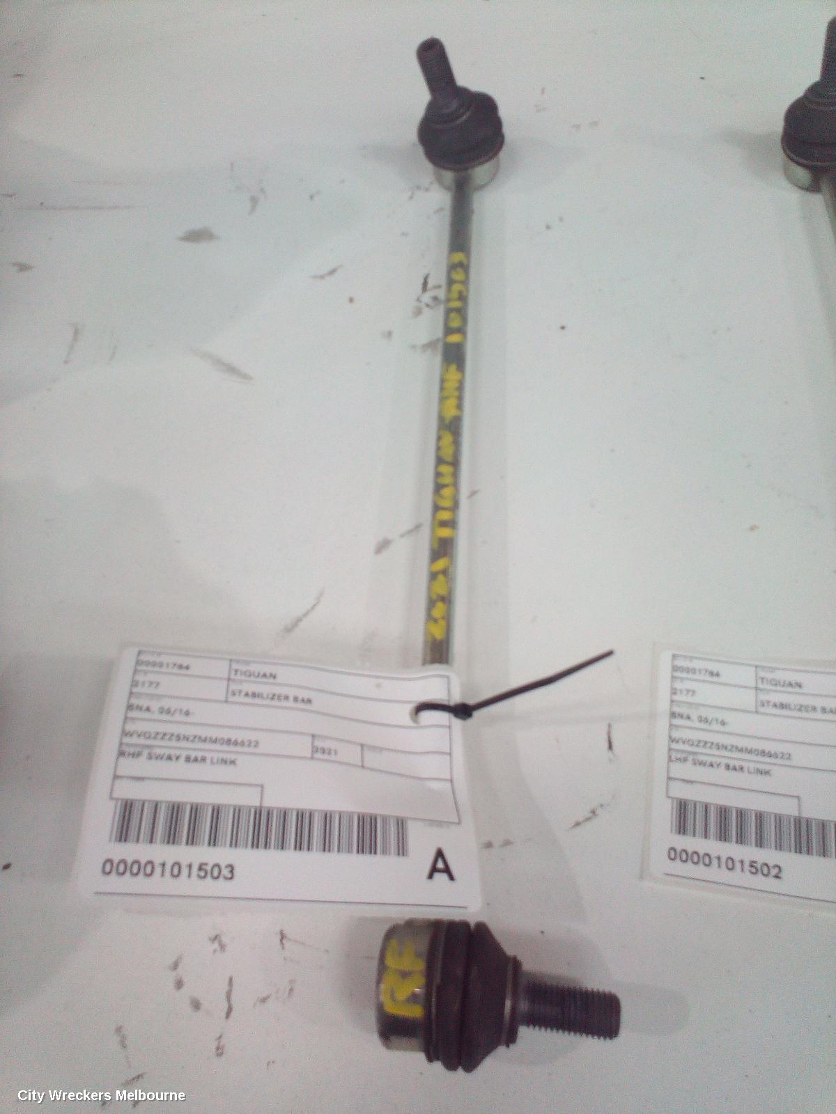VOLKSWAGEN TIGUAN STABILISER BAR, 5NA, FRONT SWAY BAR LINK (RH SIDE), 06/2016 - 02/2024