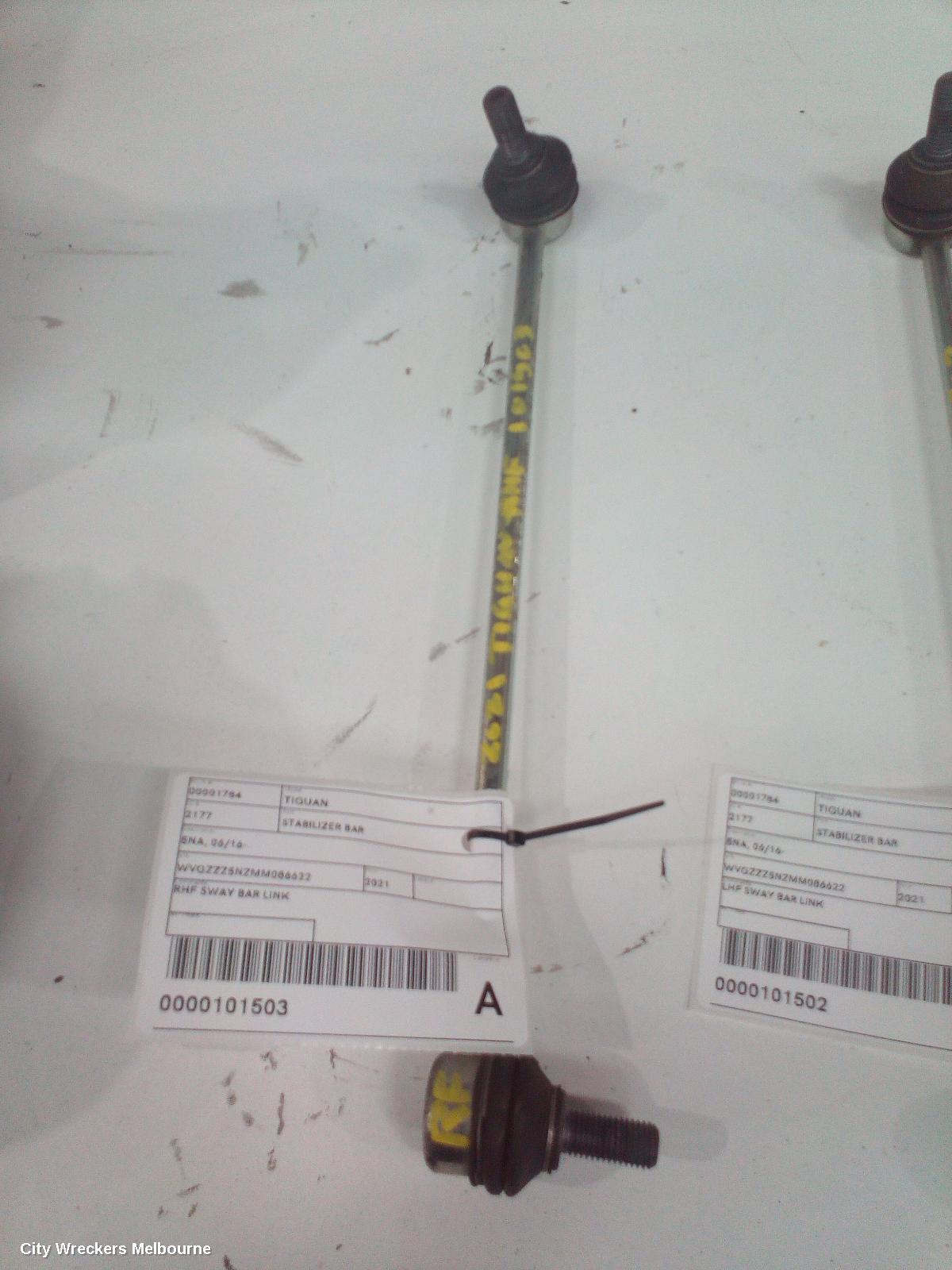 VOLKSWAGEN TIGUAN STABILISER BAR, 5NA, FRONT SWAY BAR LINK (RH SIDE), 06/2016 - 02/2024