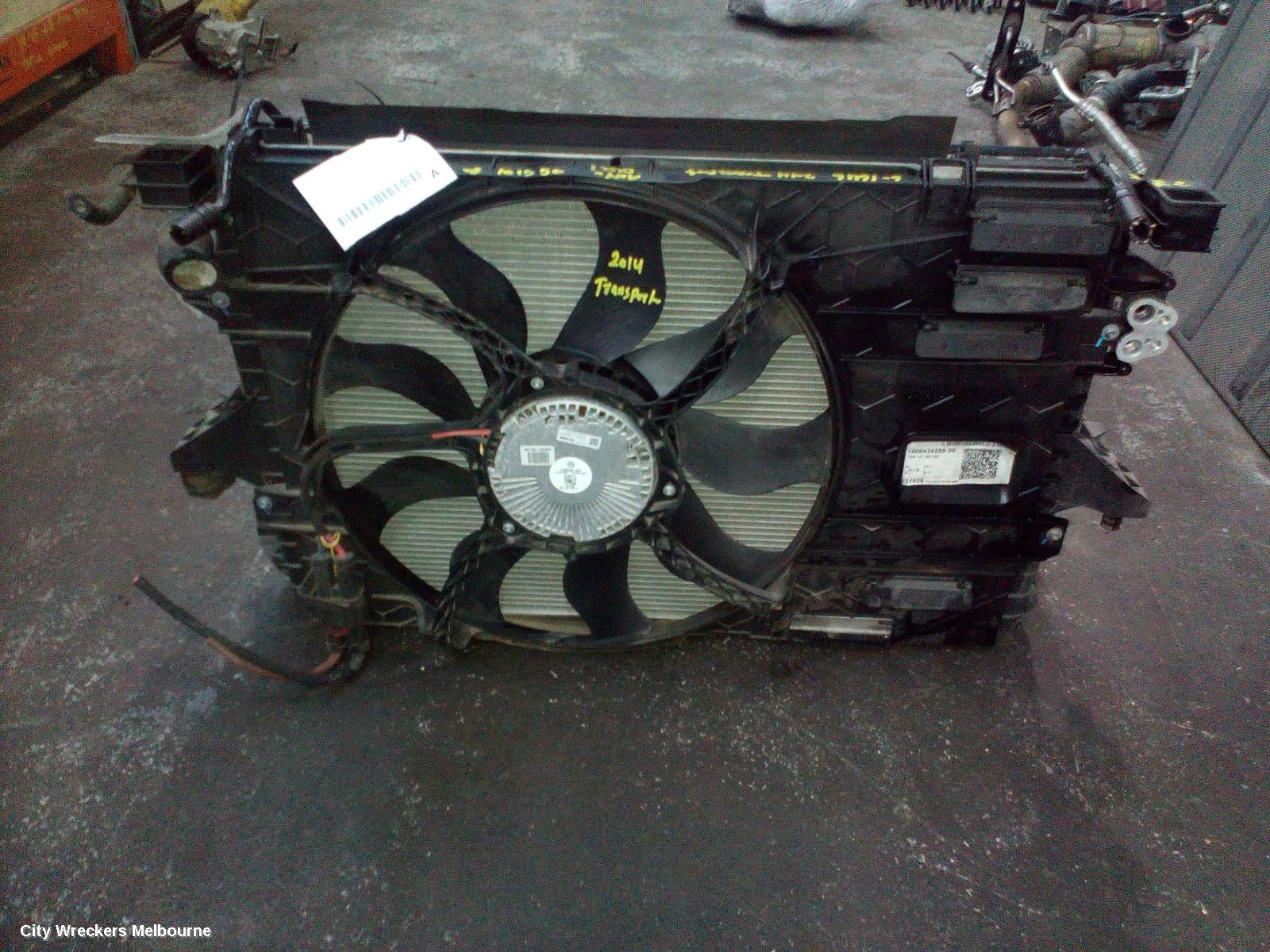 VOLKSWAGEN TRANSPORTER FAN, SINGLE FAN ASSY, 2.0, DIESEL, T5, 03/2010 - 06/2015