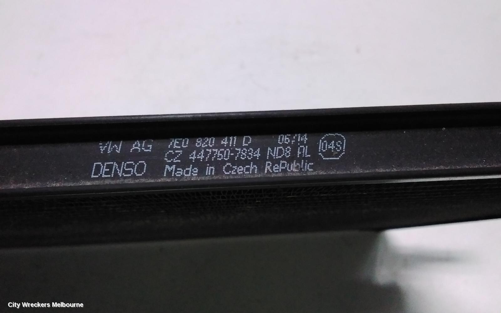 VOLKSWAGEN TRANSPORTER A/C CONDENSER, T5, 03/2010 - 06/2015