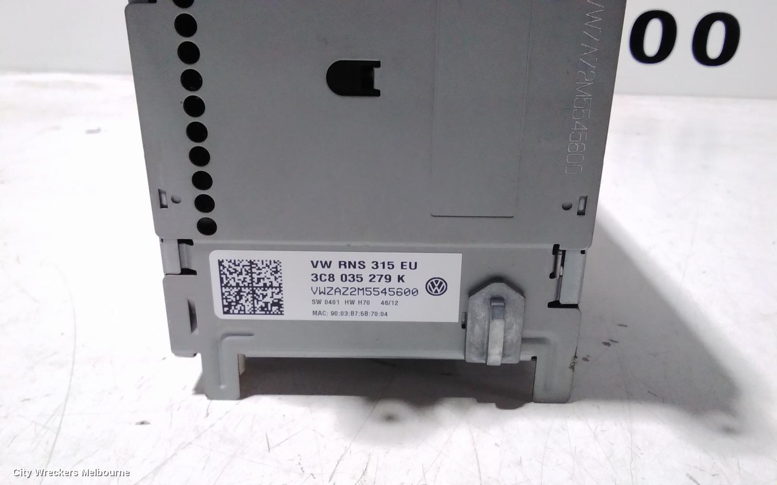 VOLKSWAGEN TRANSPORTER RADIO/CD/DVD/SAT/TV, TOUCHSCREEN NAVIGATION (RNS315), T5, 03/2010 - 06/2015