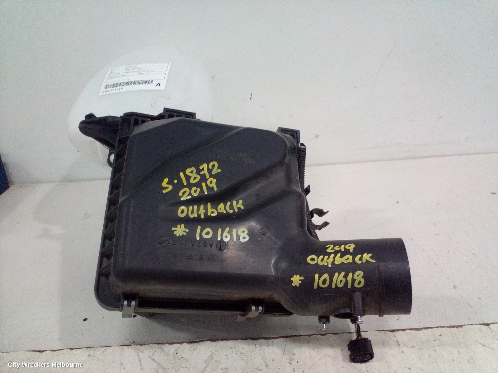 SUBARU OUTBACK AIR CLEANER/BOX, AIR CLEANER, 6TH GEN, 2.5, PETROL, 08/2014 - 12/2020