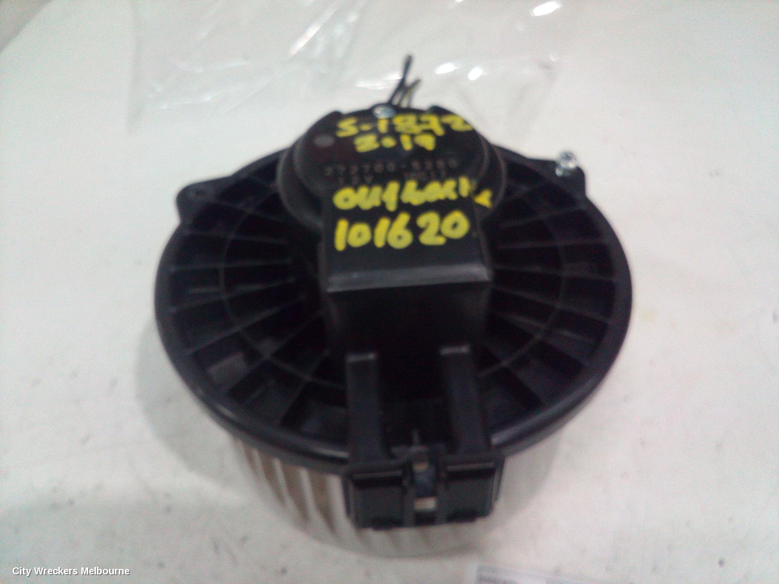SUBARU OUTBACK HEATER FAN MOTOR, 6TH GEN, WIDE 2 PIN PLUG TYPE, P/N 2727005280, 08/2014 - 12/2020