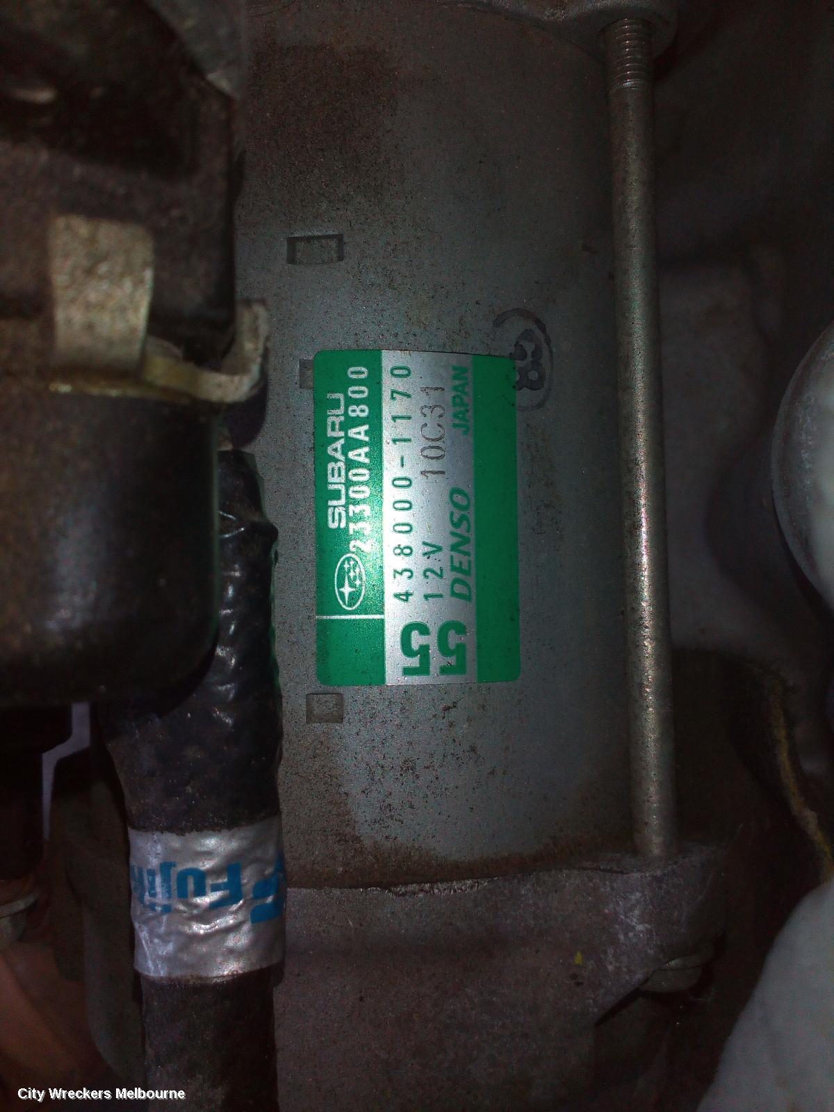 SUBARU OUTBACK STARTER, PETROL, FB25, AUTO, CVT, 6 SPEED, 6TH GEN, 08/2014 - 12/2020
