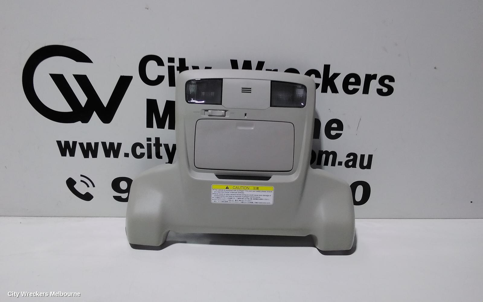 SUBARU OUTBACK COURTESY LIGHT, FRONT, W/ SUNGLASS HOLDER TYPE, 6TH GEN, 08/2014 - 12/2020