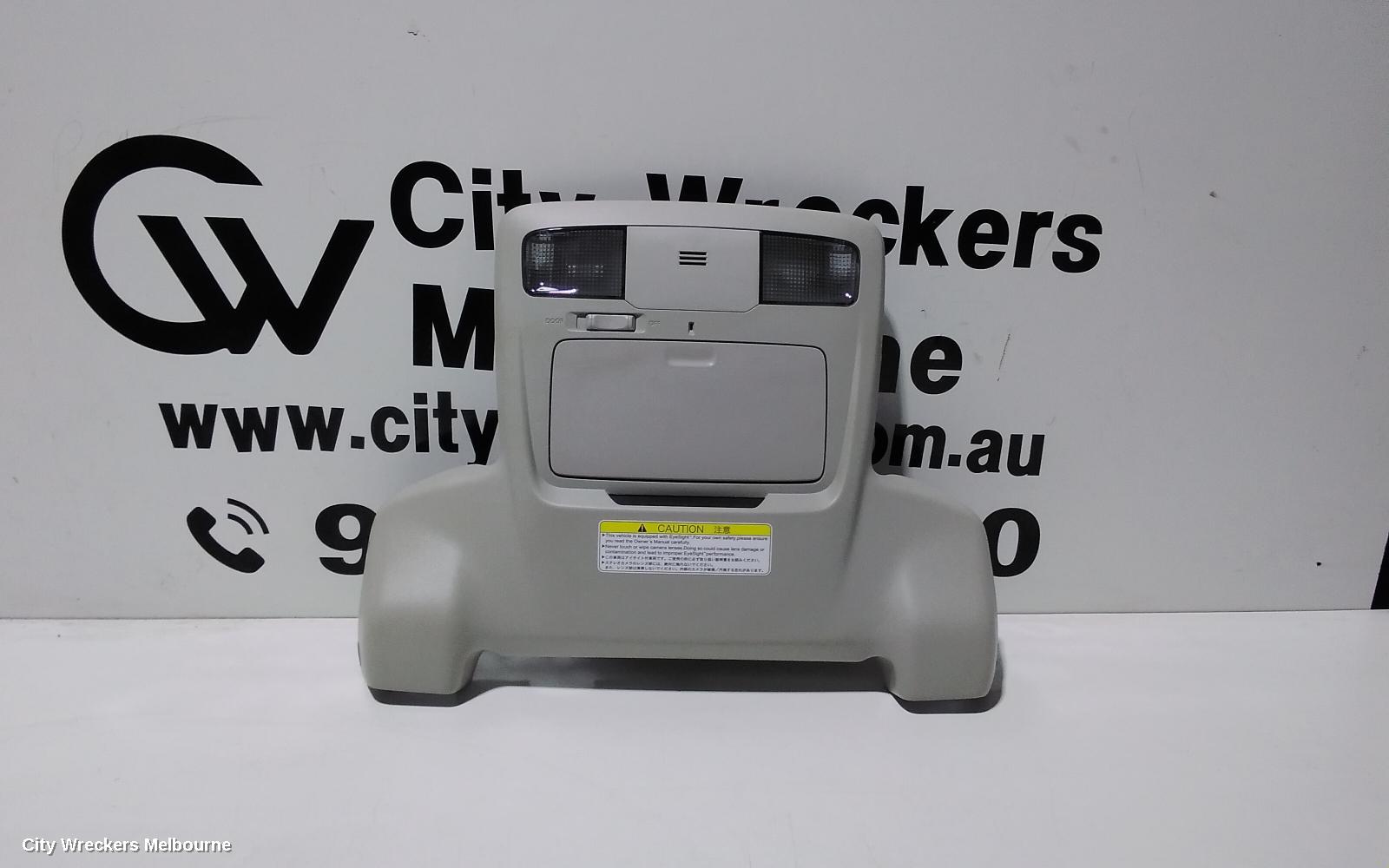 SUBARU OUTBACK COURTESY LIGHT, FRONT, W/ SUNGLASS HOLDER TYPE, 6TH GEN, 08/2014 - 12/2020