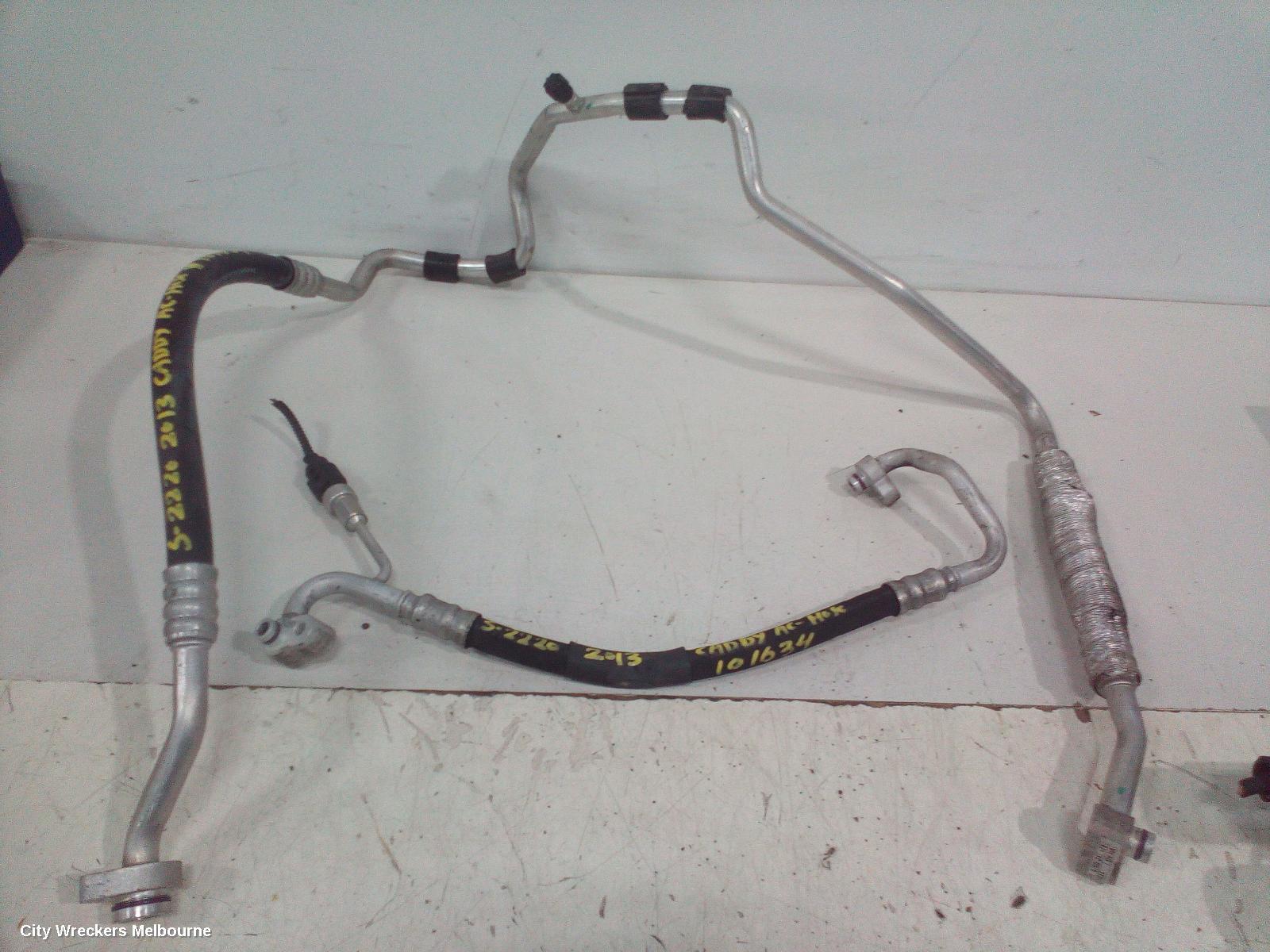VOLKSWAGEN CADDY A/C HOSES, 2K, DIESEL, COMPRESSOR TO CONDENSER, 12/2010 - 11/2015