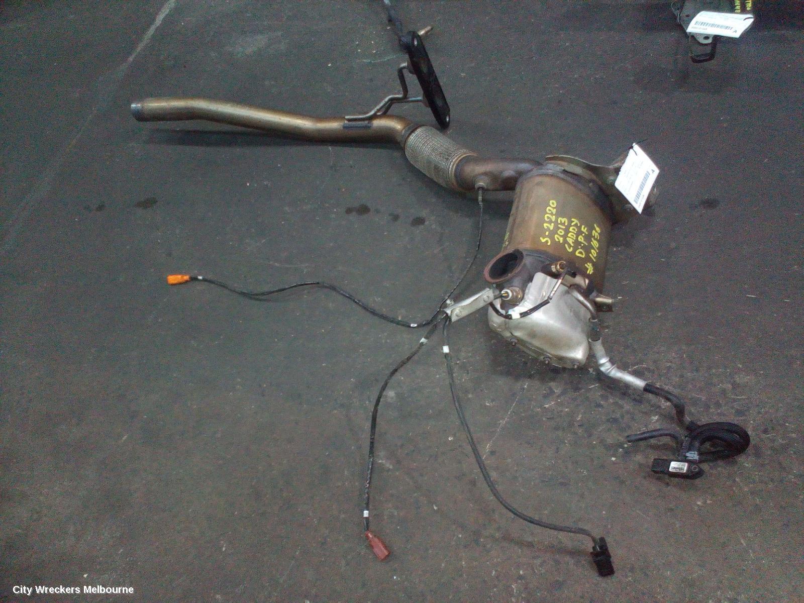 VOLKSWAGEN CADDY PARTICULATE FILTER/DPF, DIESEL, 1.6, CAYD CODE, 2K, 12/2010 - 11/2015