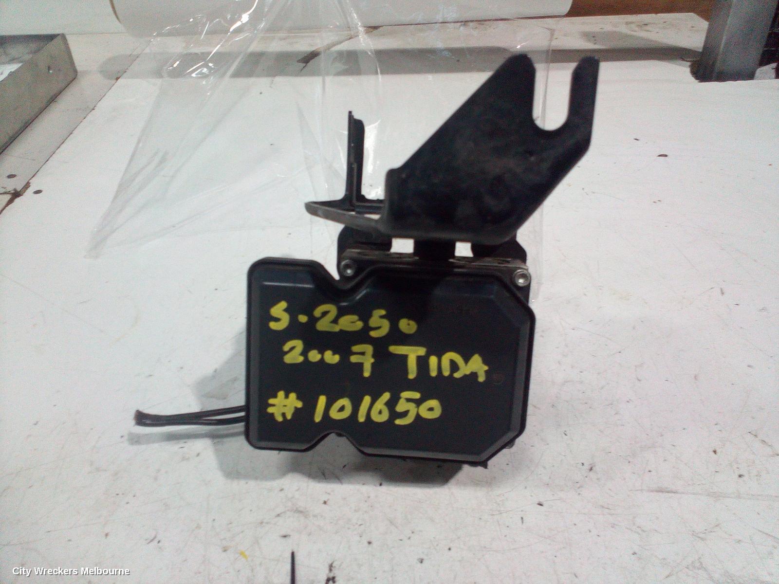 NISSAN TIIDA ABS PUMP/MODULATOR, C11, BOSCH TYPE, 09/2004 - 01/2013