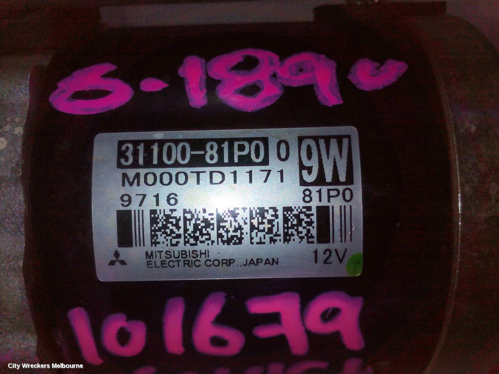 SUZUKI SWIFT STARTER, PETROL, 1.2, K12C, AZ, 04/2017 ONWARDS