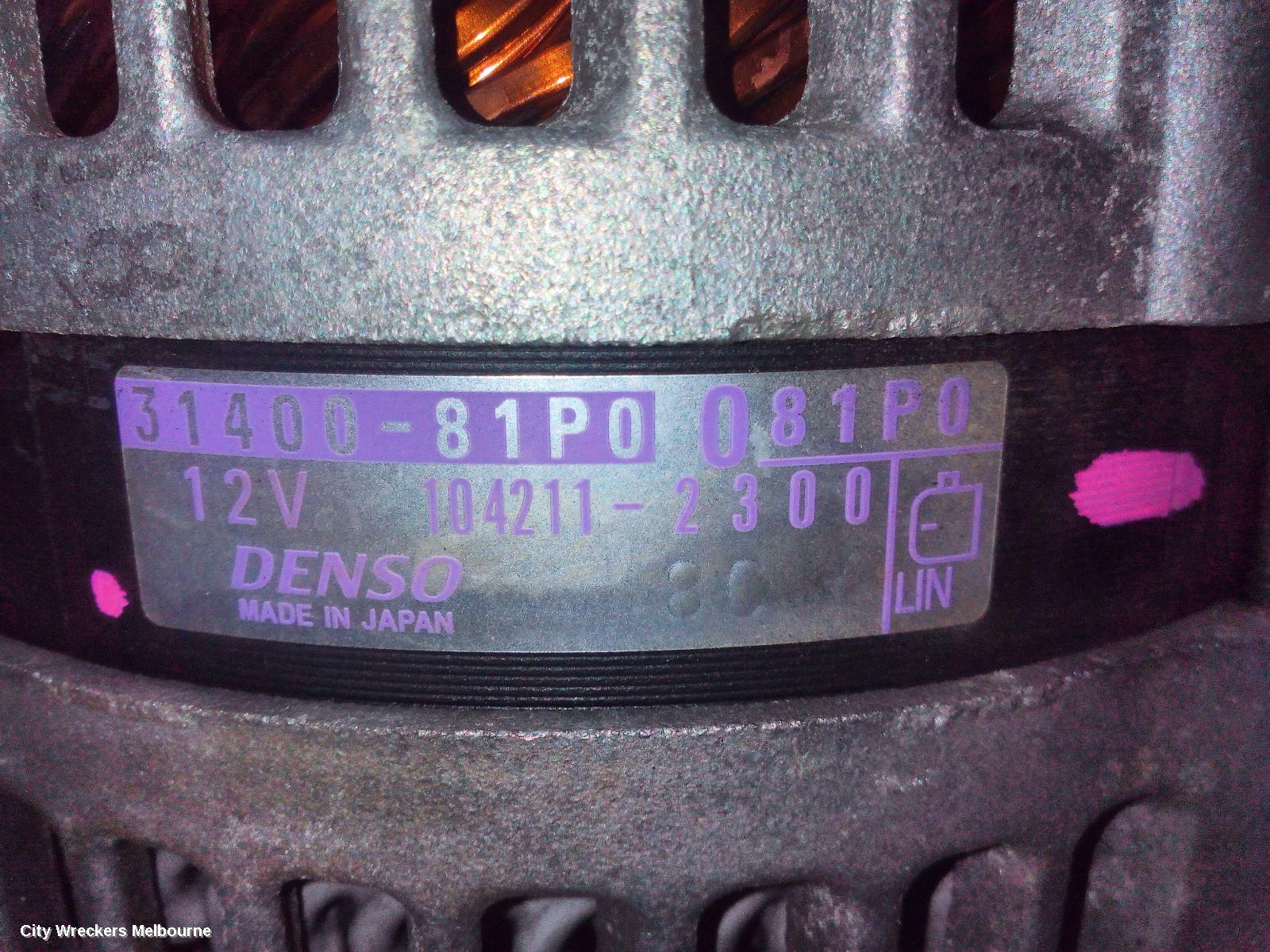 SUZUKI SWIFT ALTERNATOR, PETROL, 1.2, K12C, AZ, 04/2017 ONWARDS