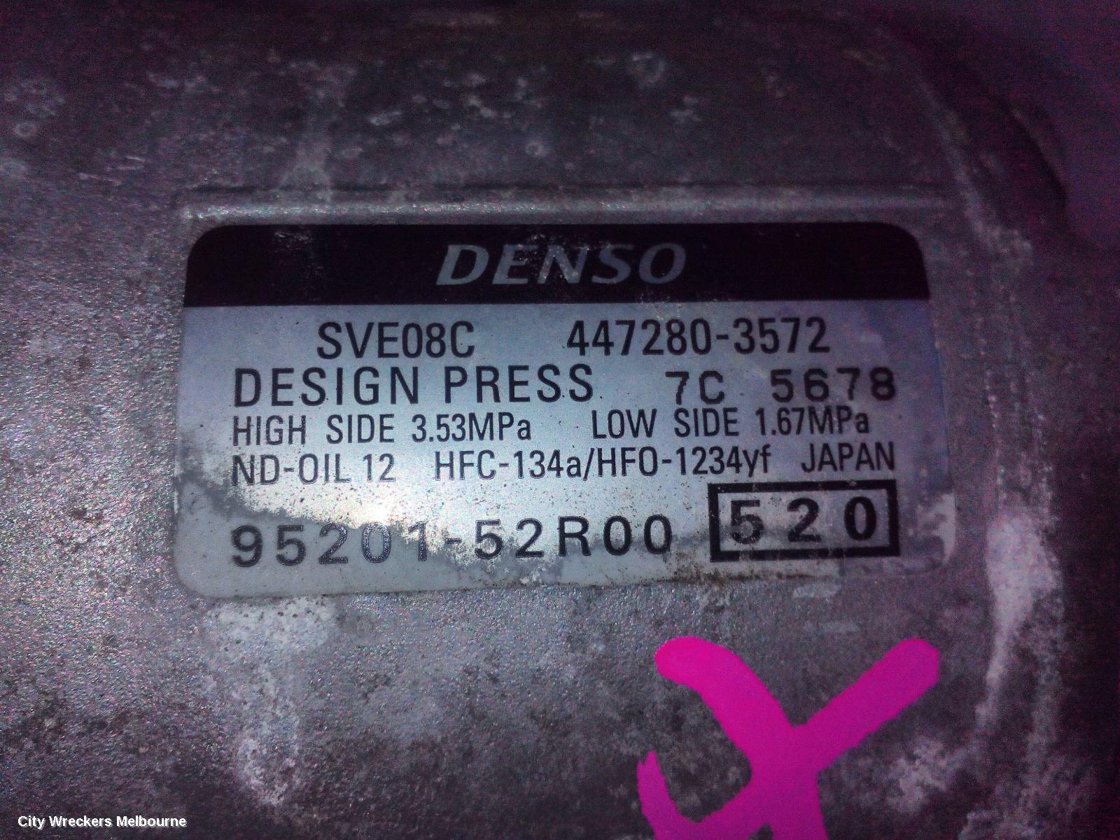 SUZUKI SWIFT A/C COMPRESSOR, AZ, 1.2, PETROL, 04/2017 ONWARDS