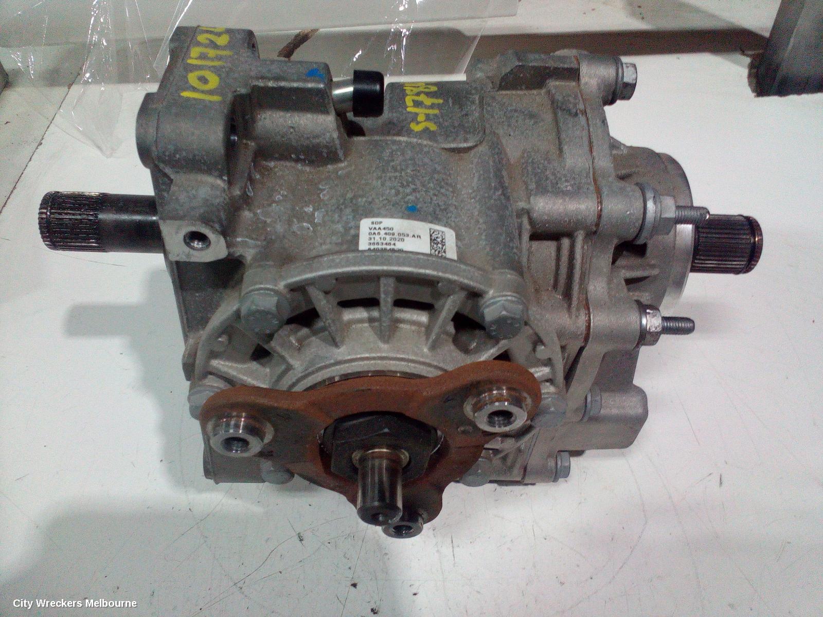 VOLKSWAGEN TIGUAN TRANSFER CASE, AUTO, PETROL, 2.0, DQ500, 7 SPEED, 5NA, 06/2016 ONWARDS