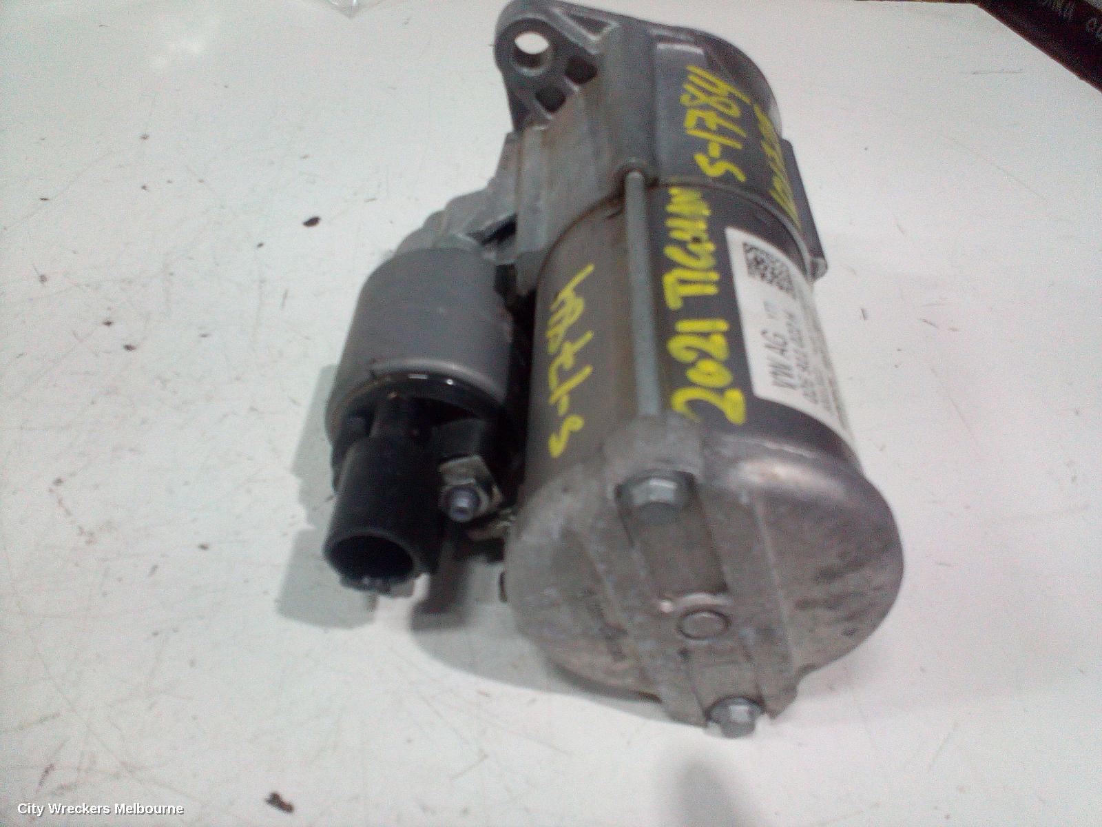 VOLKSWAGEN TIGUAN STARTER, PETROL, 2.0, BOSCH, CHHB/CZPA/DGVA/CXDA/DSFE CODE, 5NA, 06/2016 ONWARDS