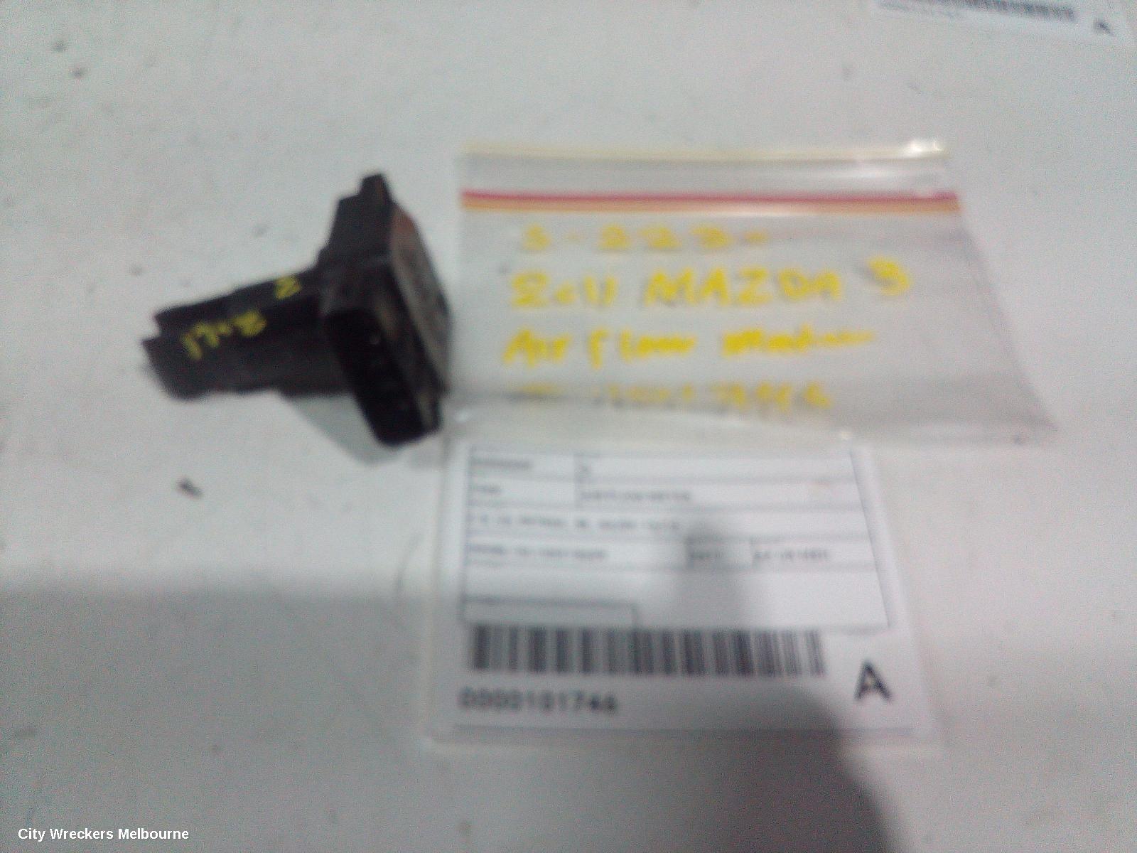 MAZDA 3 AIR FLOW METER, 2.5, L5, PETROL, BL, 04/2009 - 10/2013