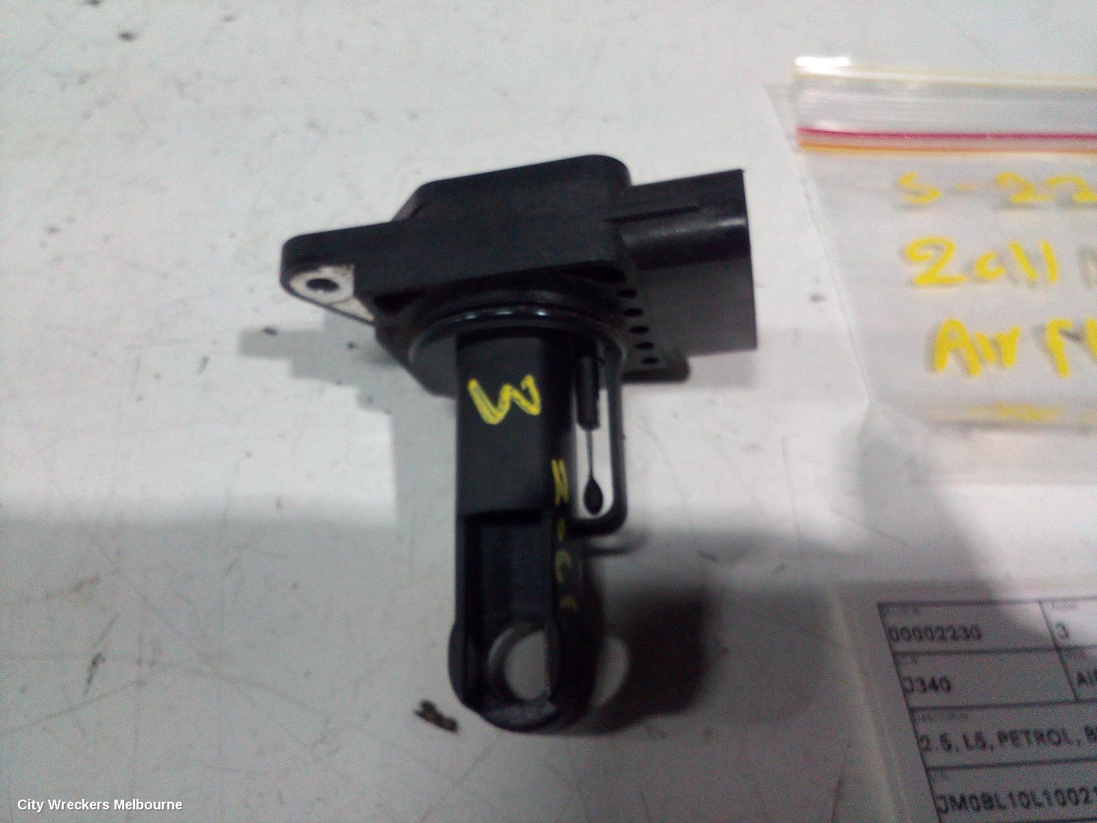 MAZDA 3 AIR FLOW METER, 2.5, L5, PETROL, BL, 04/2009 - 10/2013