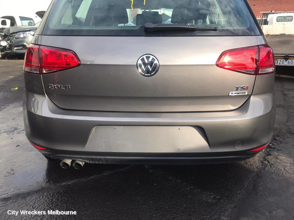 VOLKSWAGEN GOLF LEFT TAILLIGHT, GEN 7, HATCH, STANDARD, NON LED TYPE, 03/2013 - 03/2017
