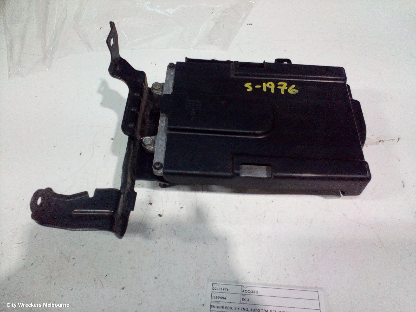 HONDA ACCORD ECU, ENGINE ECU, 2.4 ENG, AUTO T/M, ECU ONLY, 8TH GEN, EURO (VIN JHMCU), 07/2011 - 12/2015