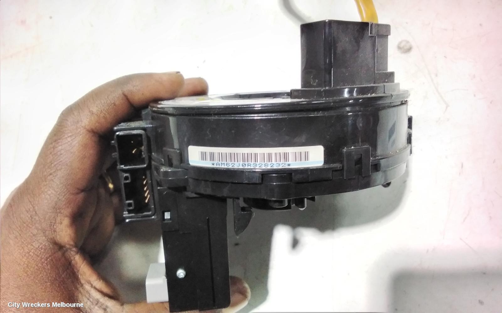 SUZUKI SWIFT AIRBAG MODULE/SENSOR, CLOCKSPRING, FZ, 08/2010 - 03/2017