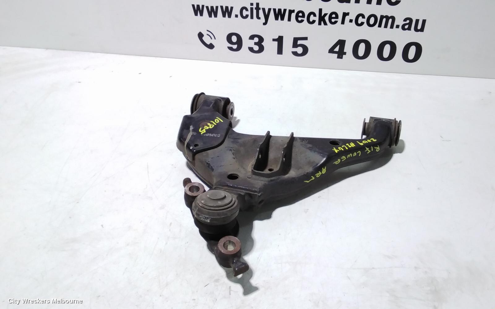 TOYOTA HILUX RIGHT FRONT LOWER CONTROL ARM, 4WD, 02/2005 - 08/2015
