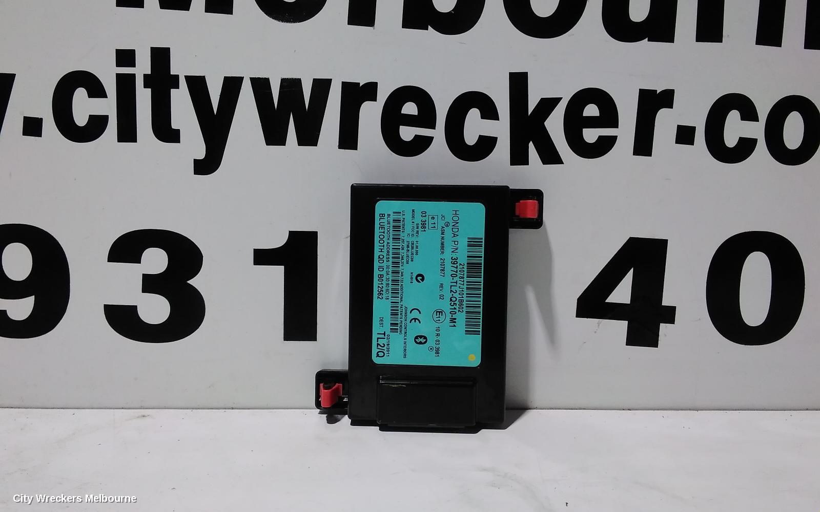HONDA ACCORD, 8TH GENERATION 02/2008 - 04/2013, 39770-TL2-Q510-M1 BLUETOOTH COMMUNICATION CONTROL MODULE LINK: 101812