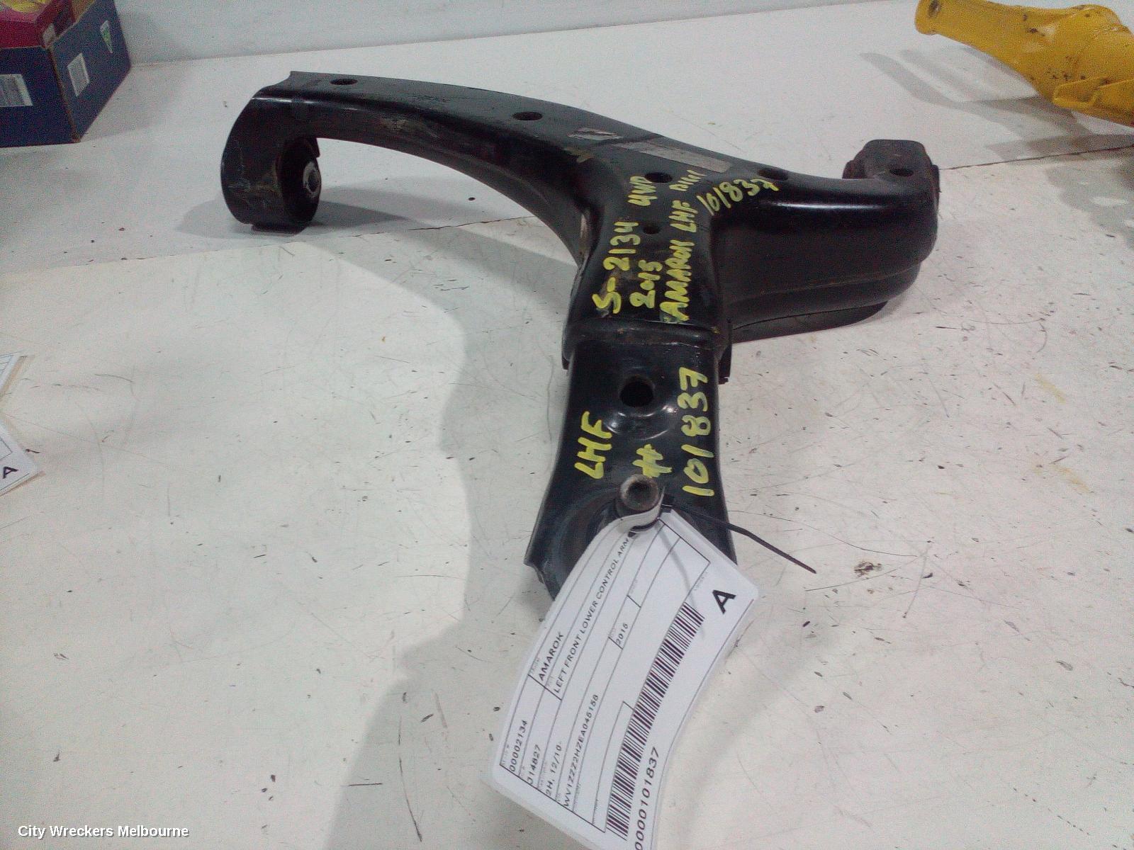 VOLKSWAGEN AMAROK LEFT FRONT LOWER CONTROL ARM, 2H, 12/2010 ONWARDS